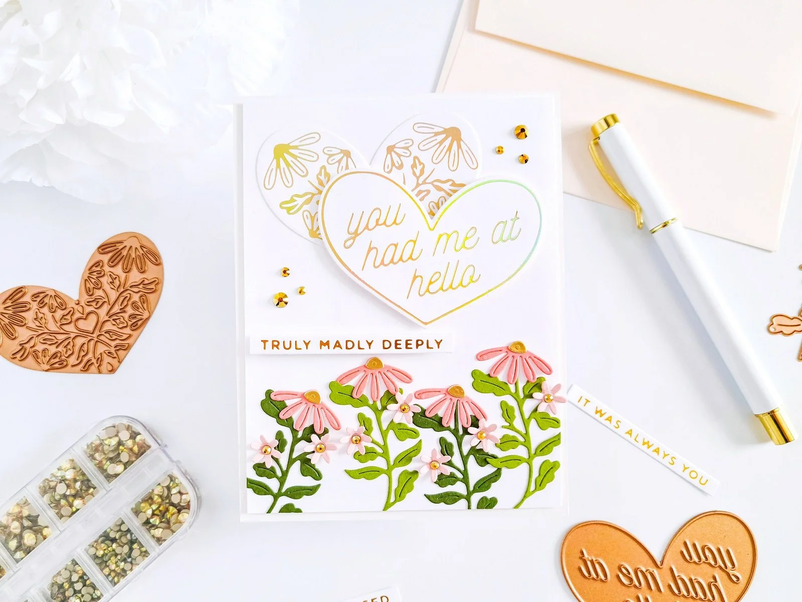 Spellbinders GOM JAN-2022┃Valentine’s Day Inspiration Card