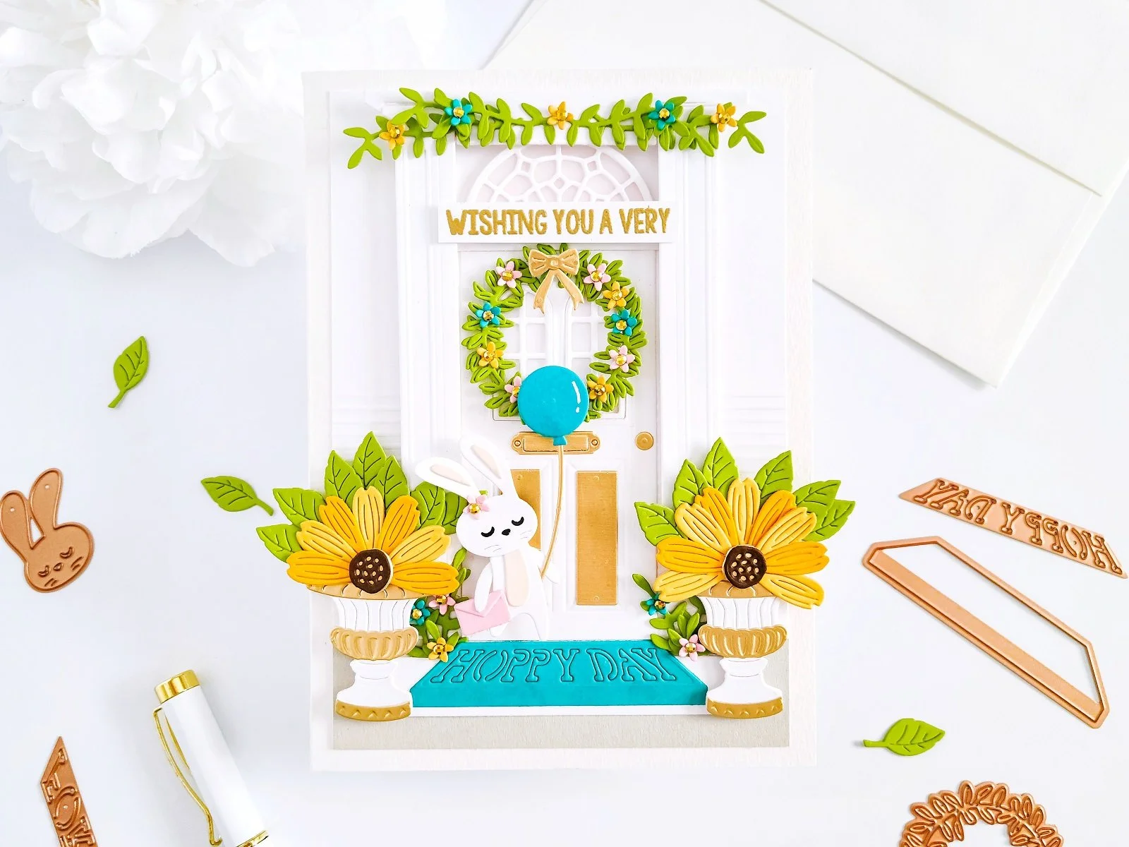 Spellbinders Open House Spring Collection┃ Inspiration Card