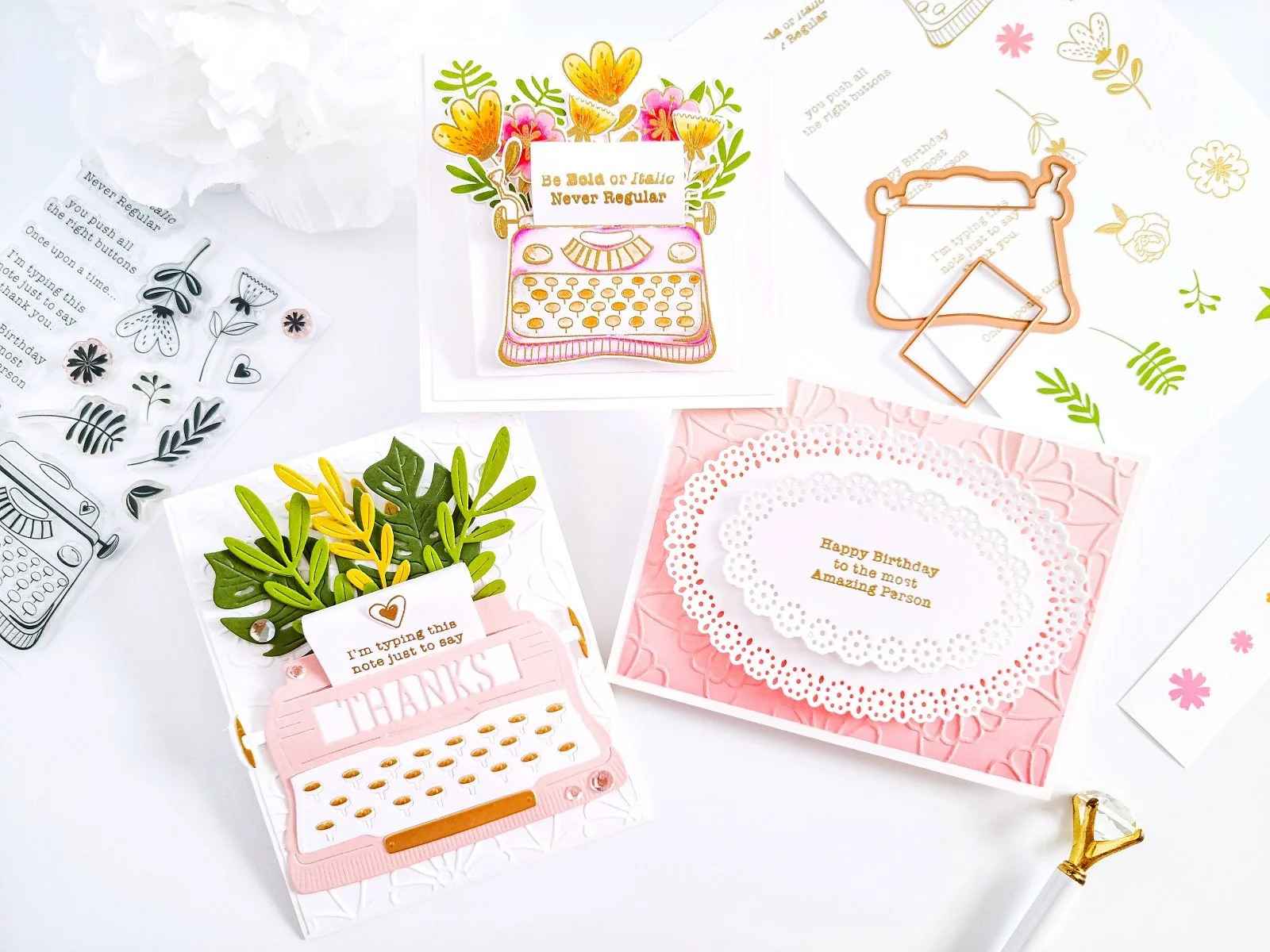 Spellbinders CSOM + CDOM FEB-2022┃Inspiration Cards