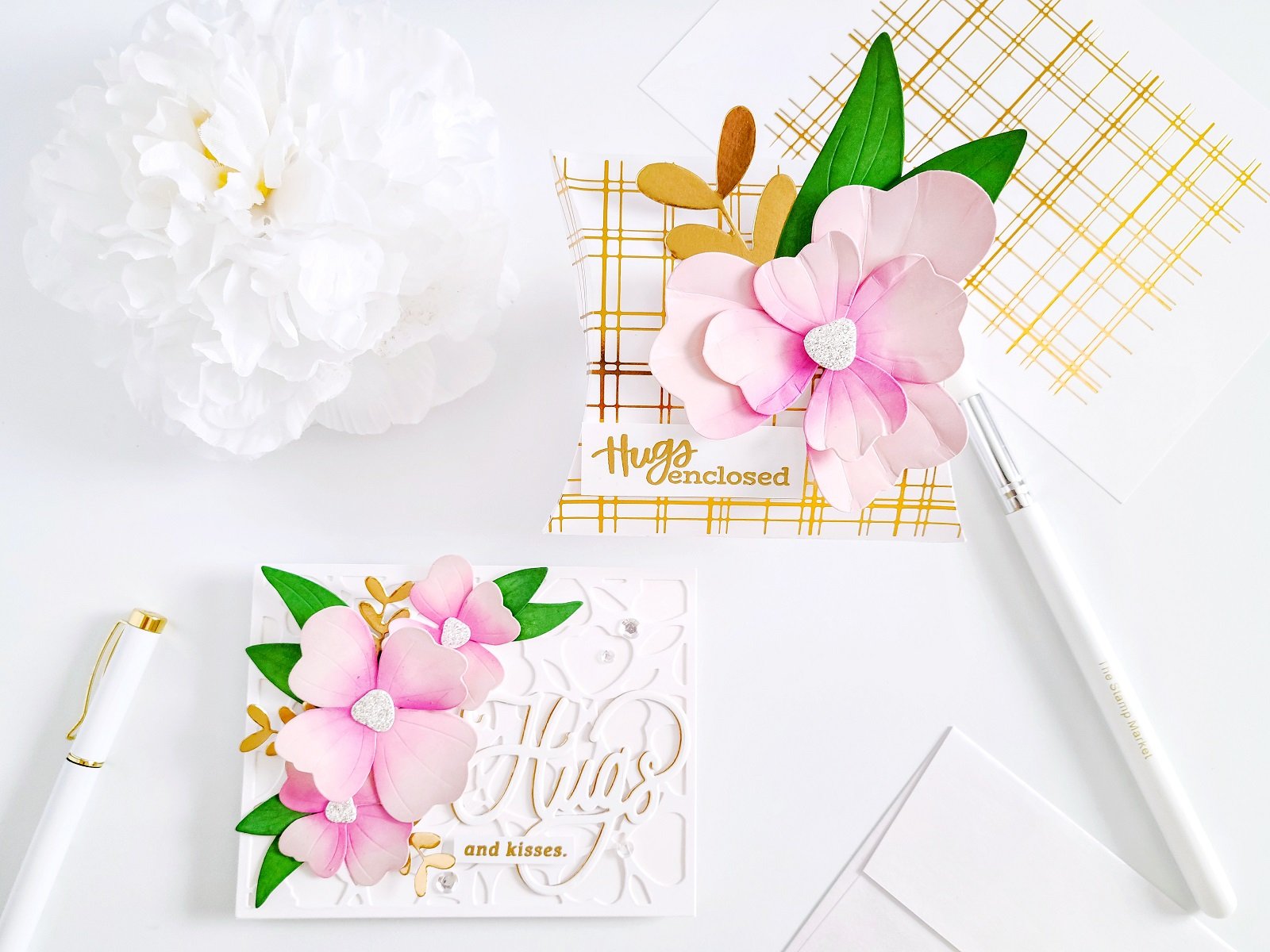 Hugs and Kisses┃Mini Handmade Gift and Matching Card