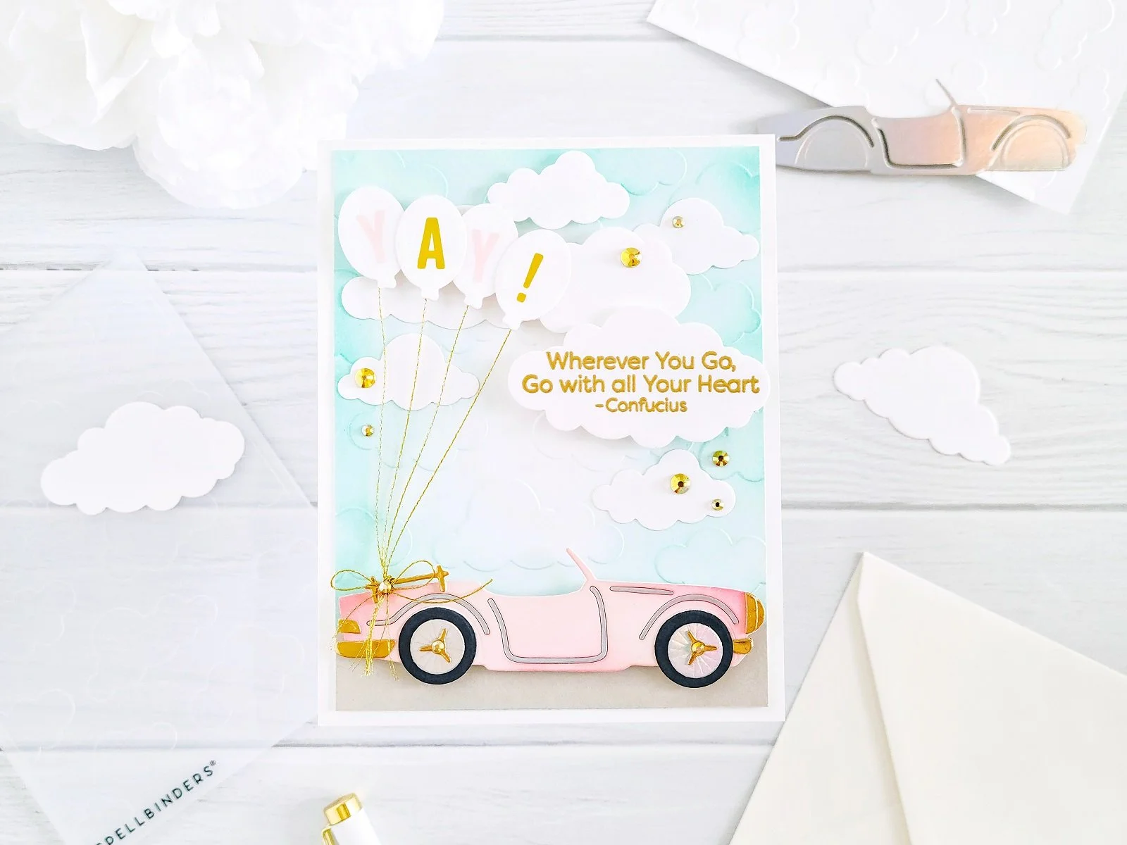 Spellbinders Open Road Collection┃Inspiration Card