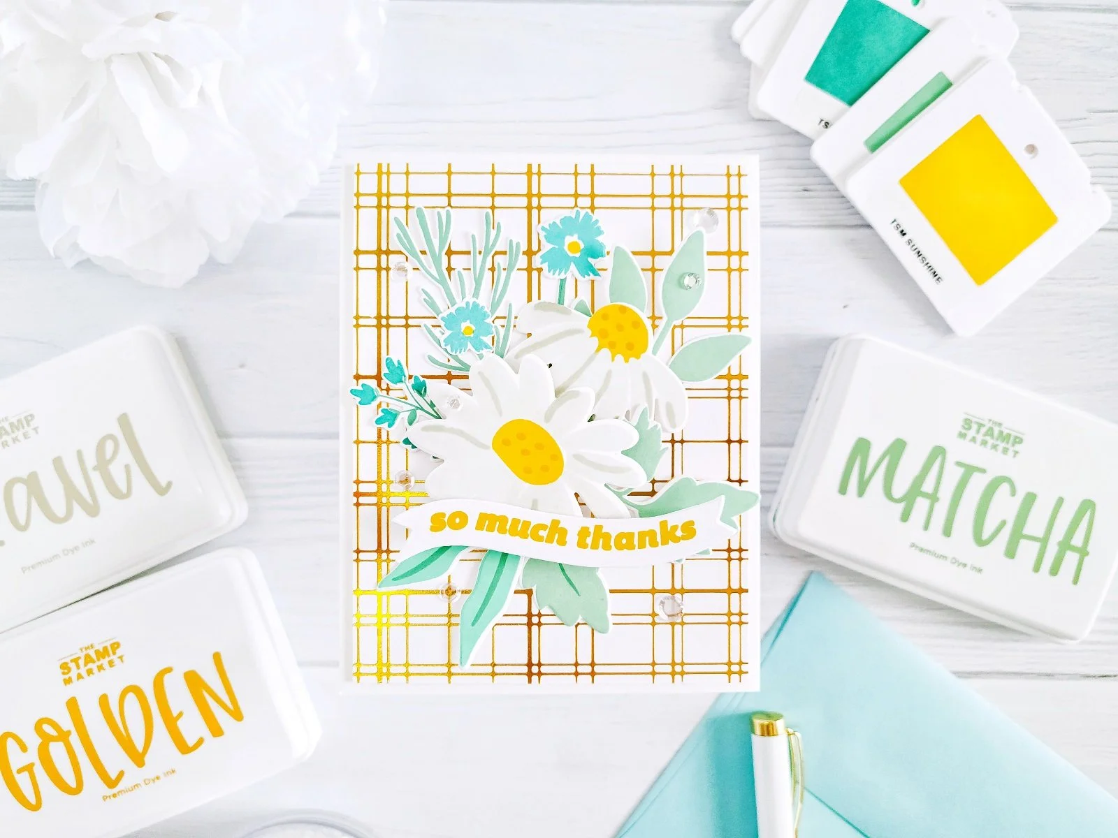 The Stamp Market New Color Crush Hues┃Inspiration Card