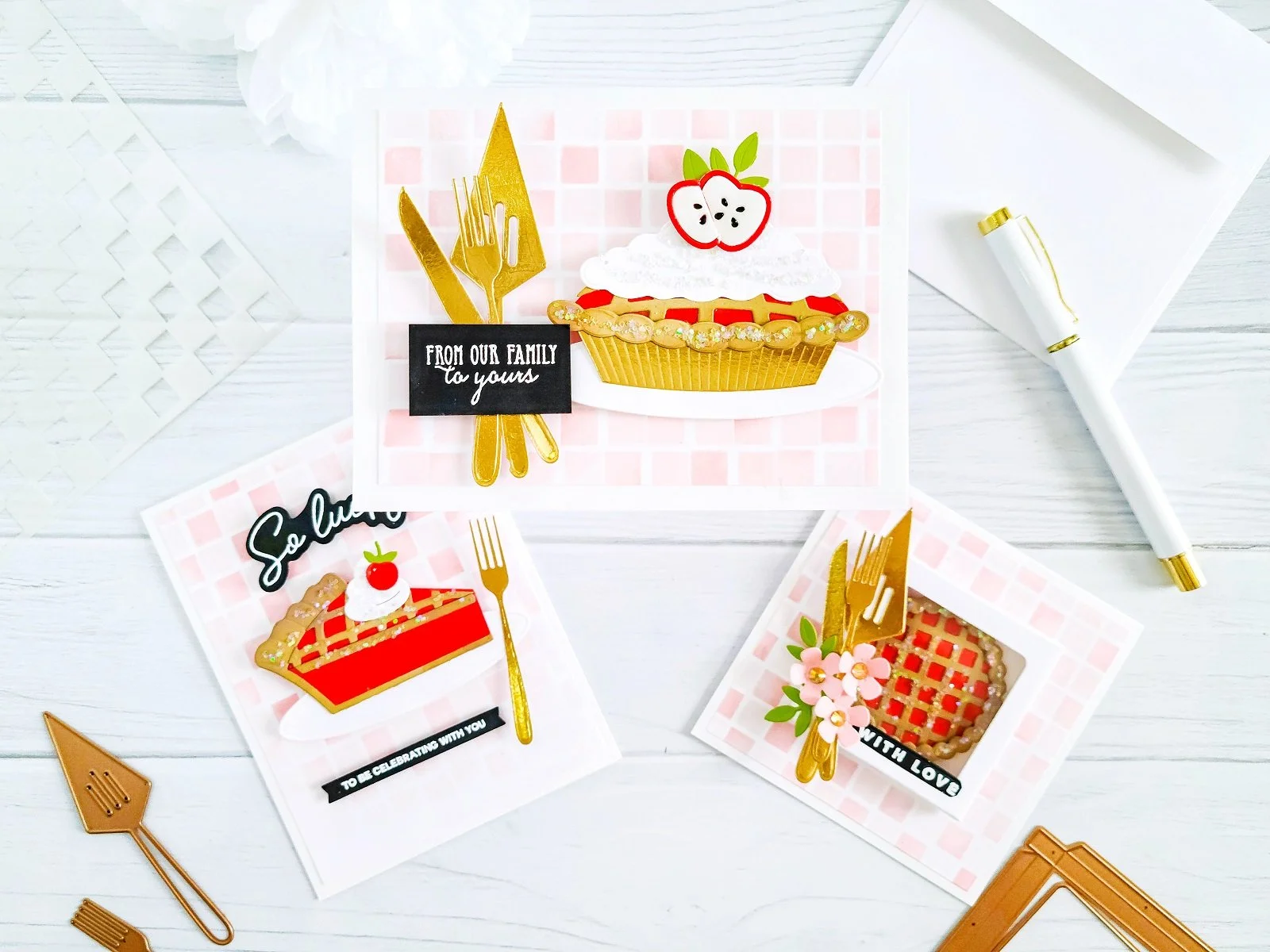 Spellbinders Pie Perfection Collection┃Inspiration Cards