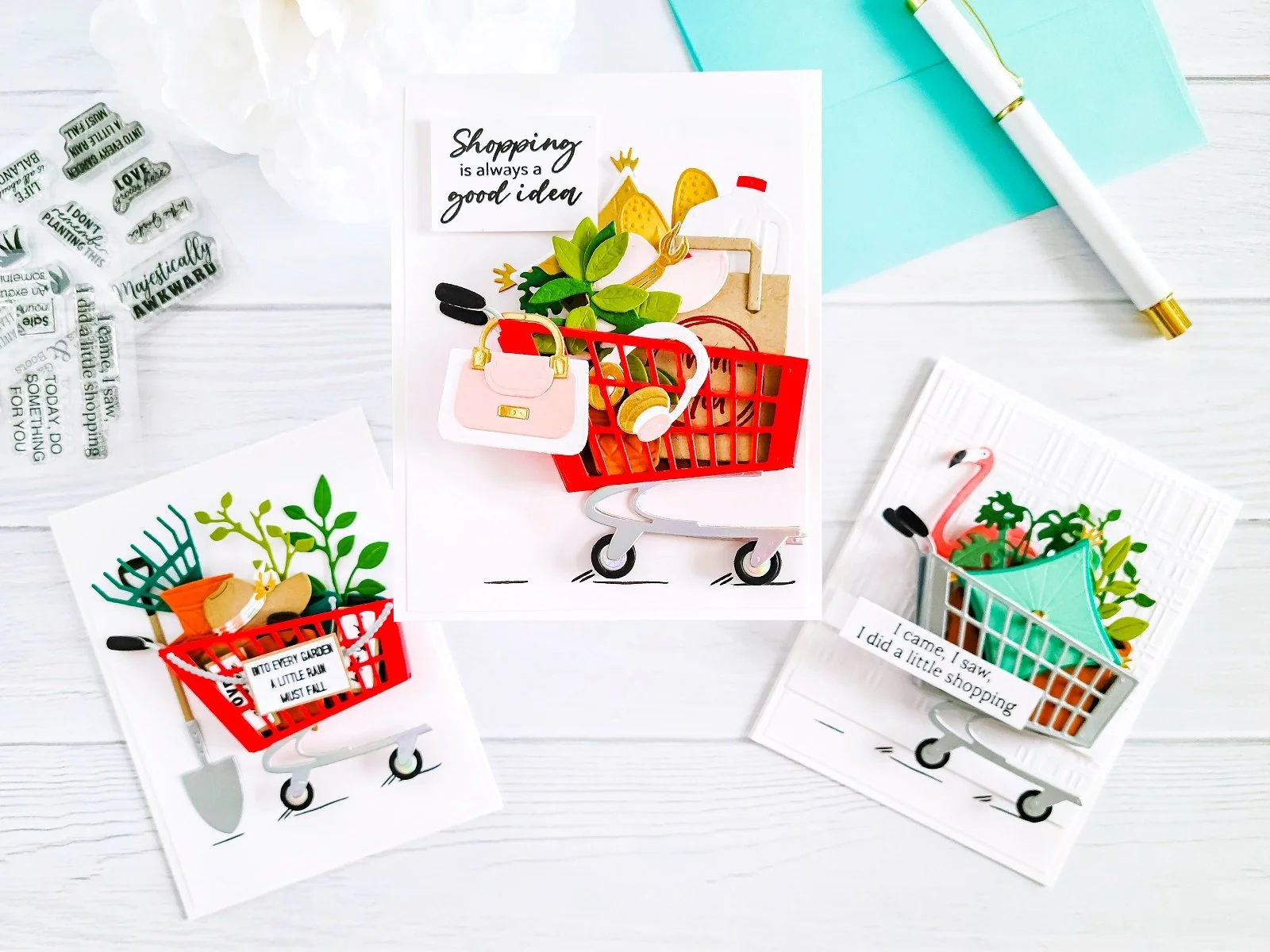 Spellbinders Add To Cart Too Collection┃Inspiration Cards