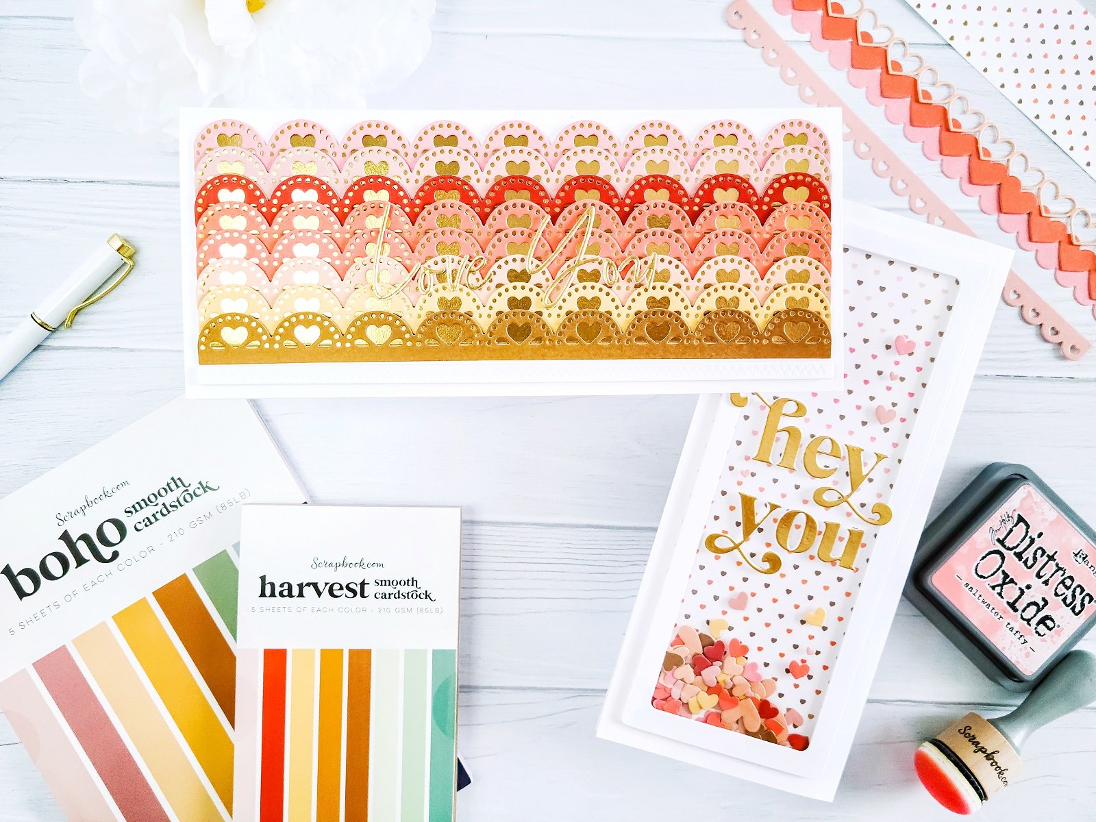 Scrapbook.com Sweet & Lovely Slimline┃Inspiration Cards