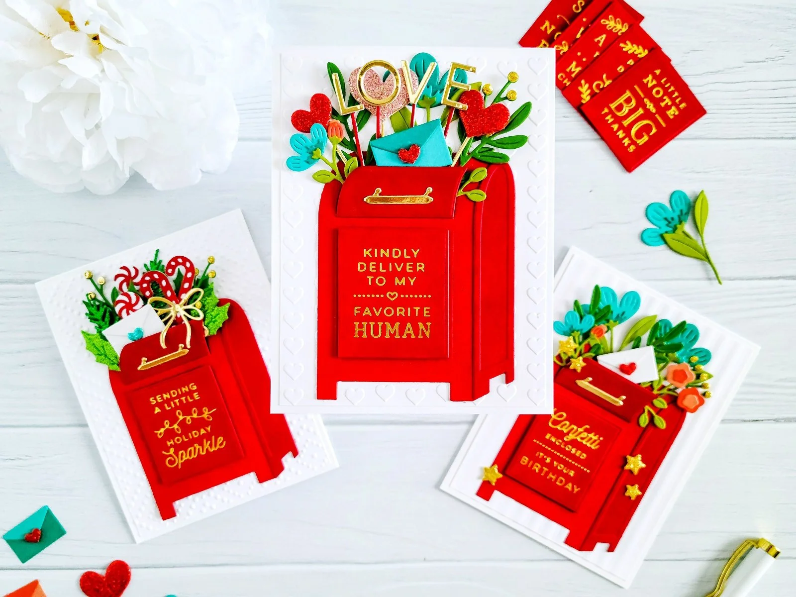 Spellbinders Parcel &amp; Post Collection┃Inspiration Cards