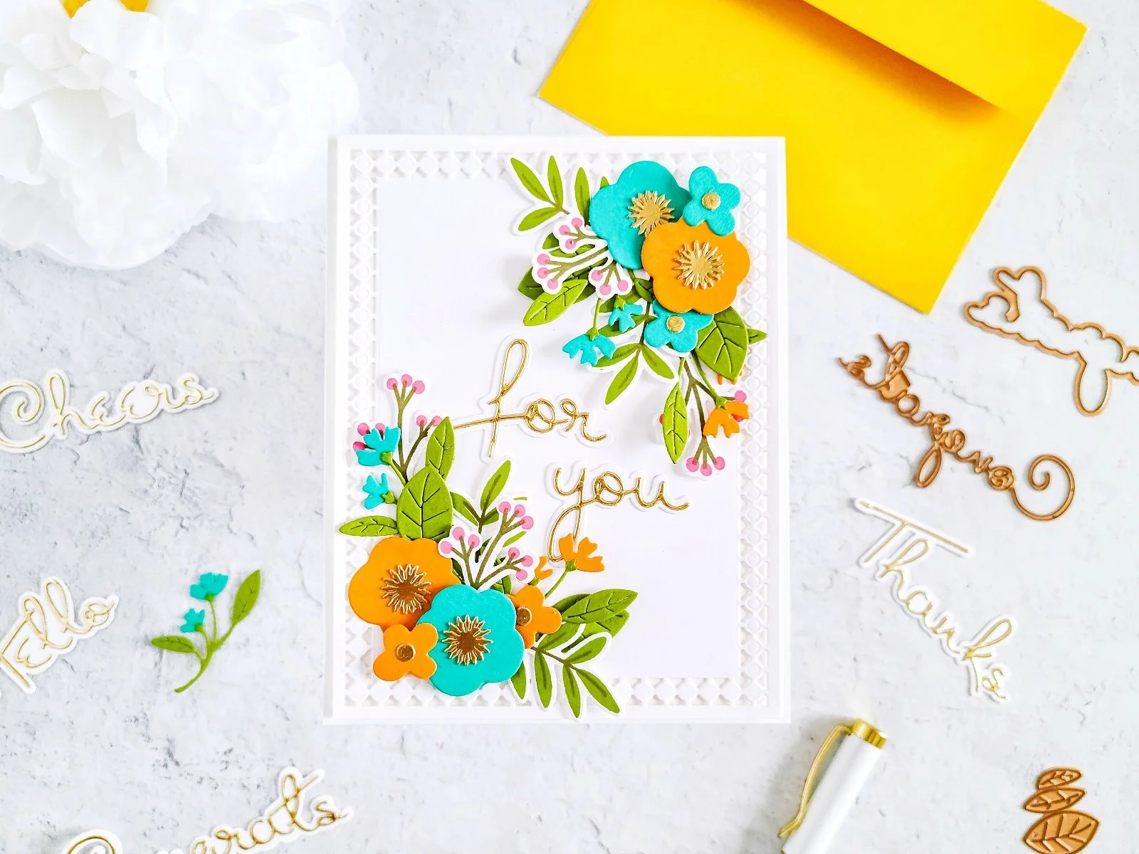 Spellbinders DOM AUG-2022┃Inspiration Card