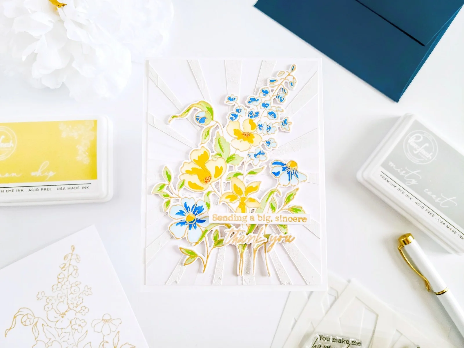 Dimensional &amp; Textured - Thank You┃Inspiration Card