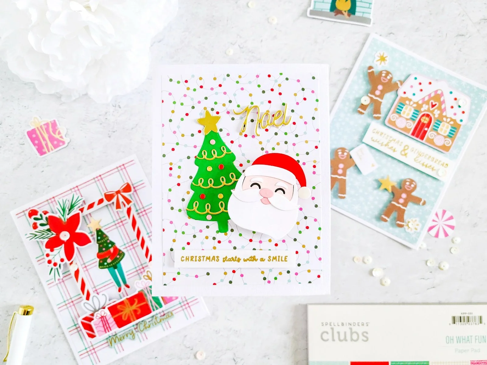 Spellbinders KOM OCT-2022┃Inspiration Cards