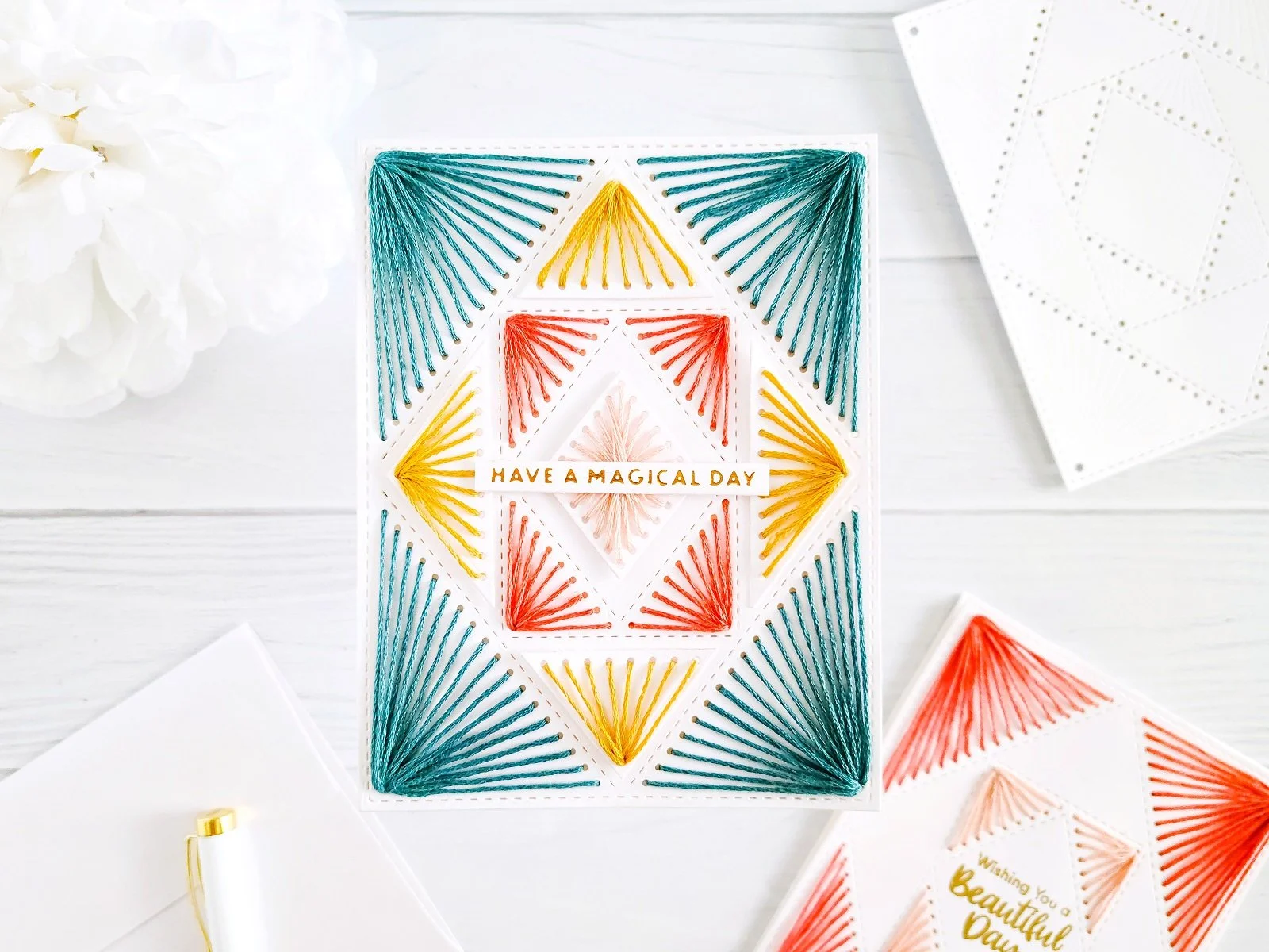 Spellbinders Holiday Stitching Web Exclusive Collection┃Inspiration Card