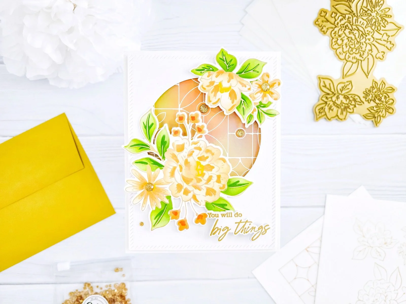 Dreamy Florals Encouragement┃Card Inspiration