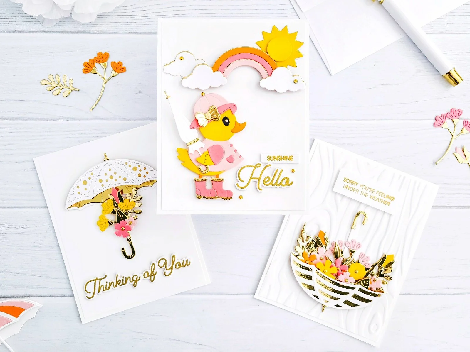 Showered With Love Collection By Vicki Papaioannou┃Inspiration Cards