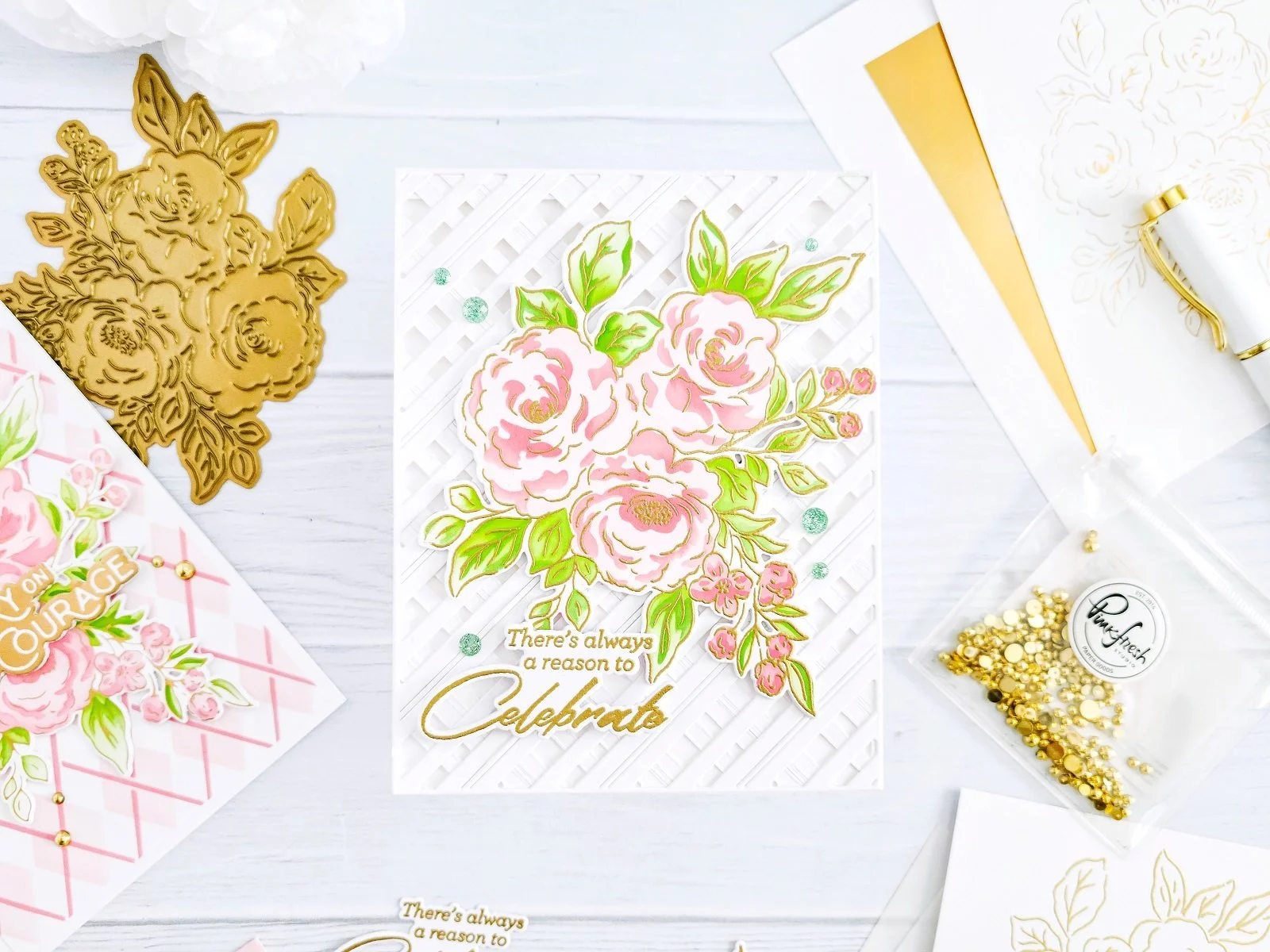 Intricate Floral &amp; Celebration┃Inspiration Card