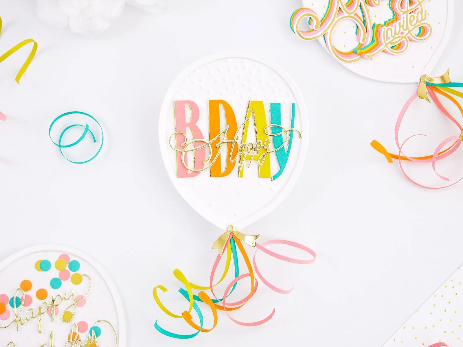 Birthday Balloon Shaped┃Inspiration Cards