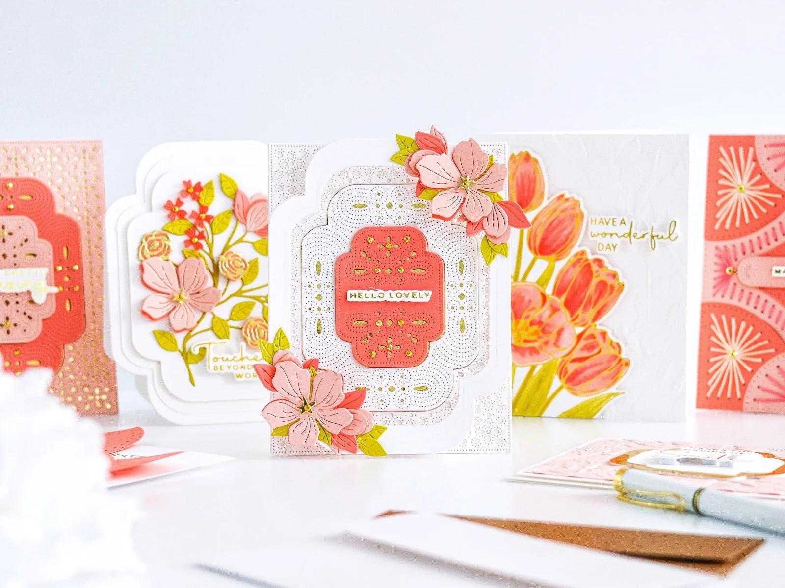 Spellbinders Four Petal Collection┃Inspiration Cards