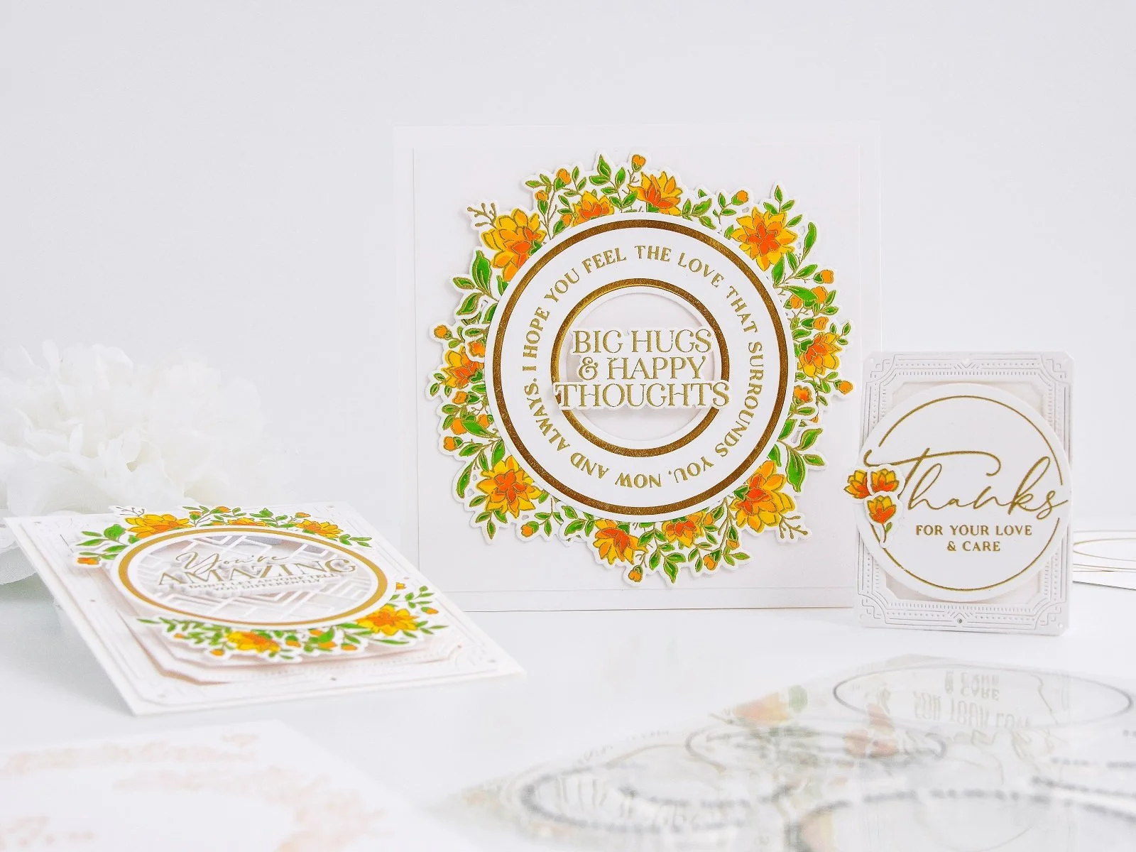 Shadow Box &amp; Floral Wreath┃Inspiration Card