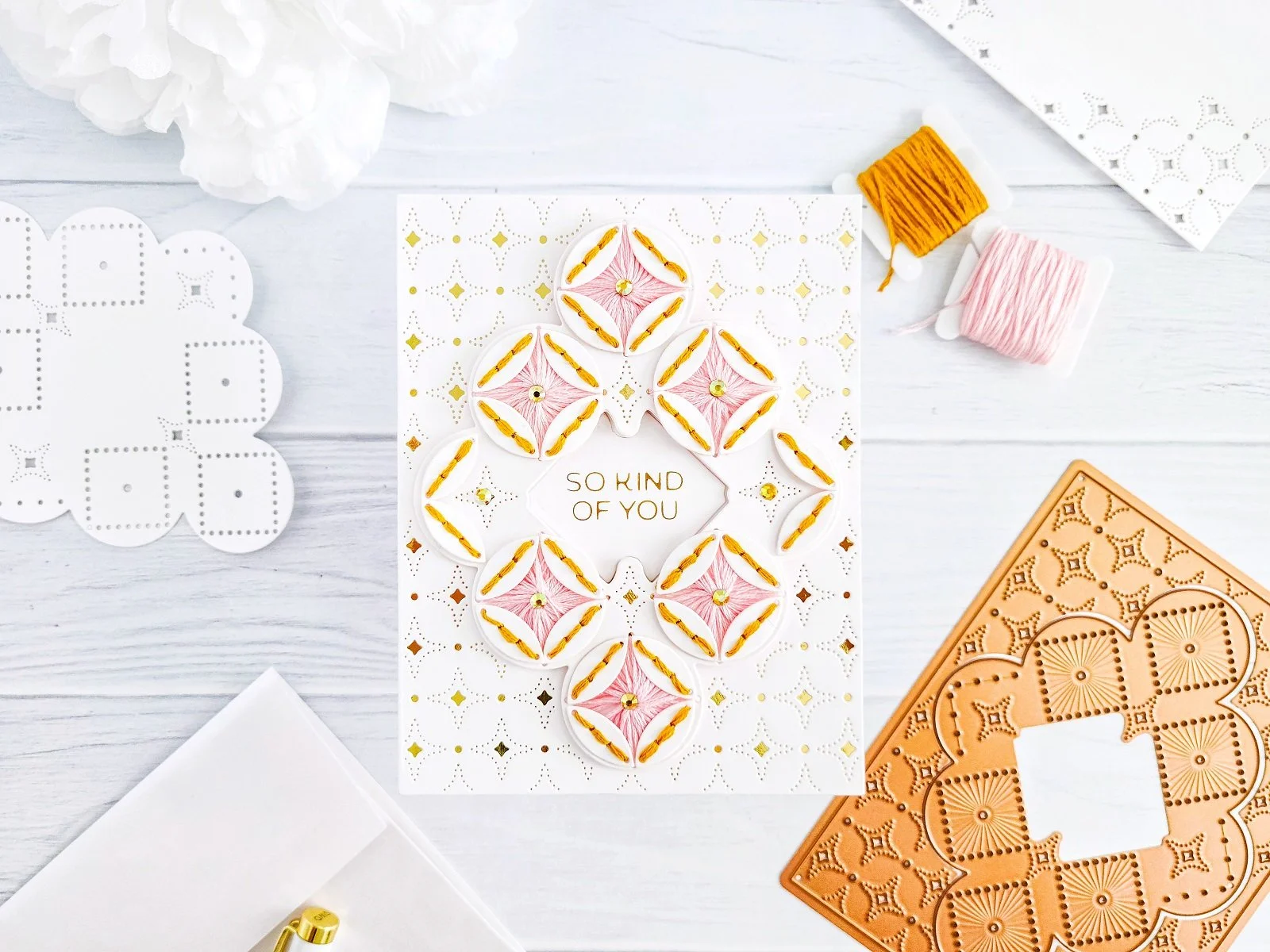 Spellbinders Stitching DOM MAR-2023┃Inspiration Card