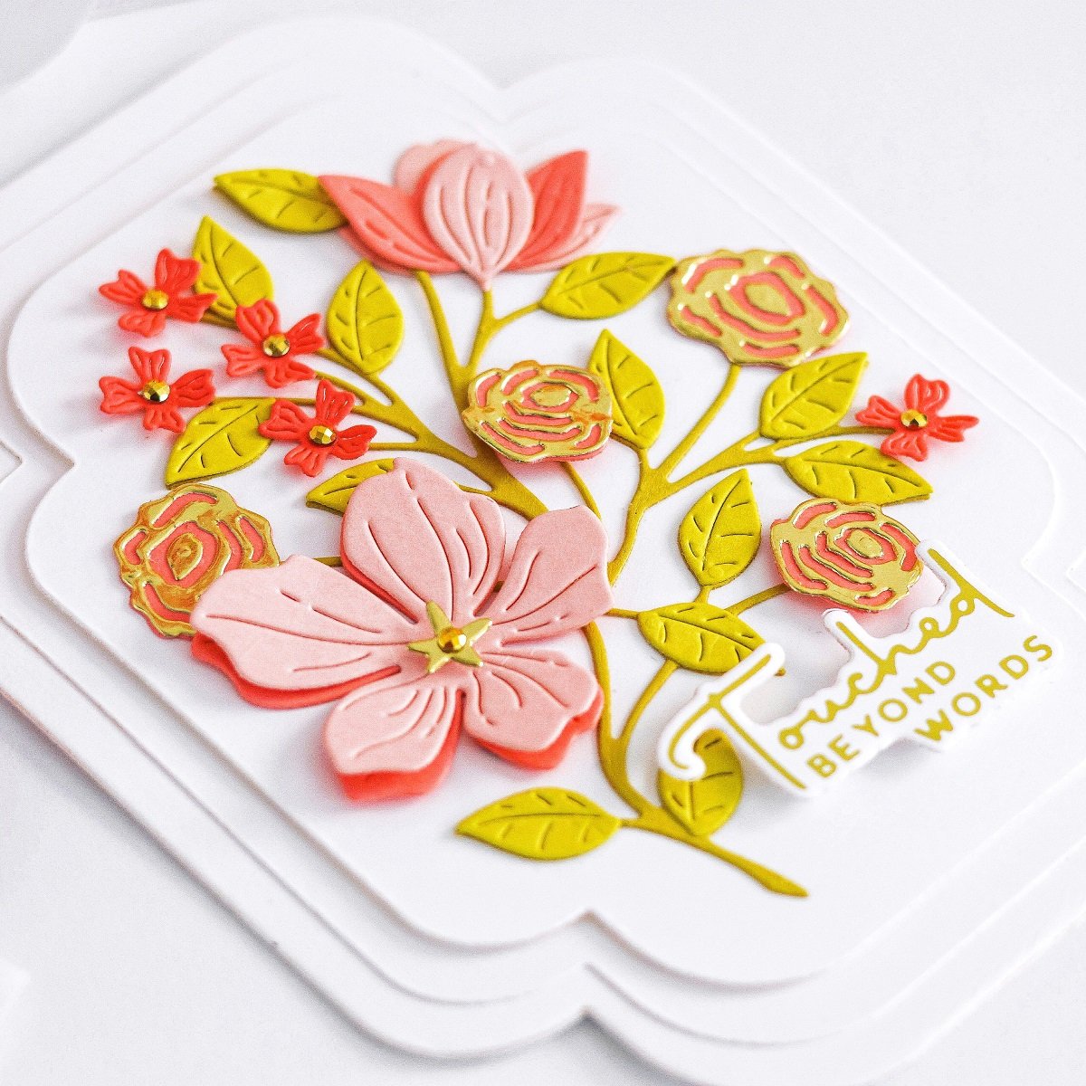 Spellbinders - 3D Embossing Folders - Four Petal Floral