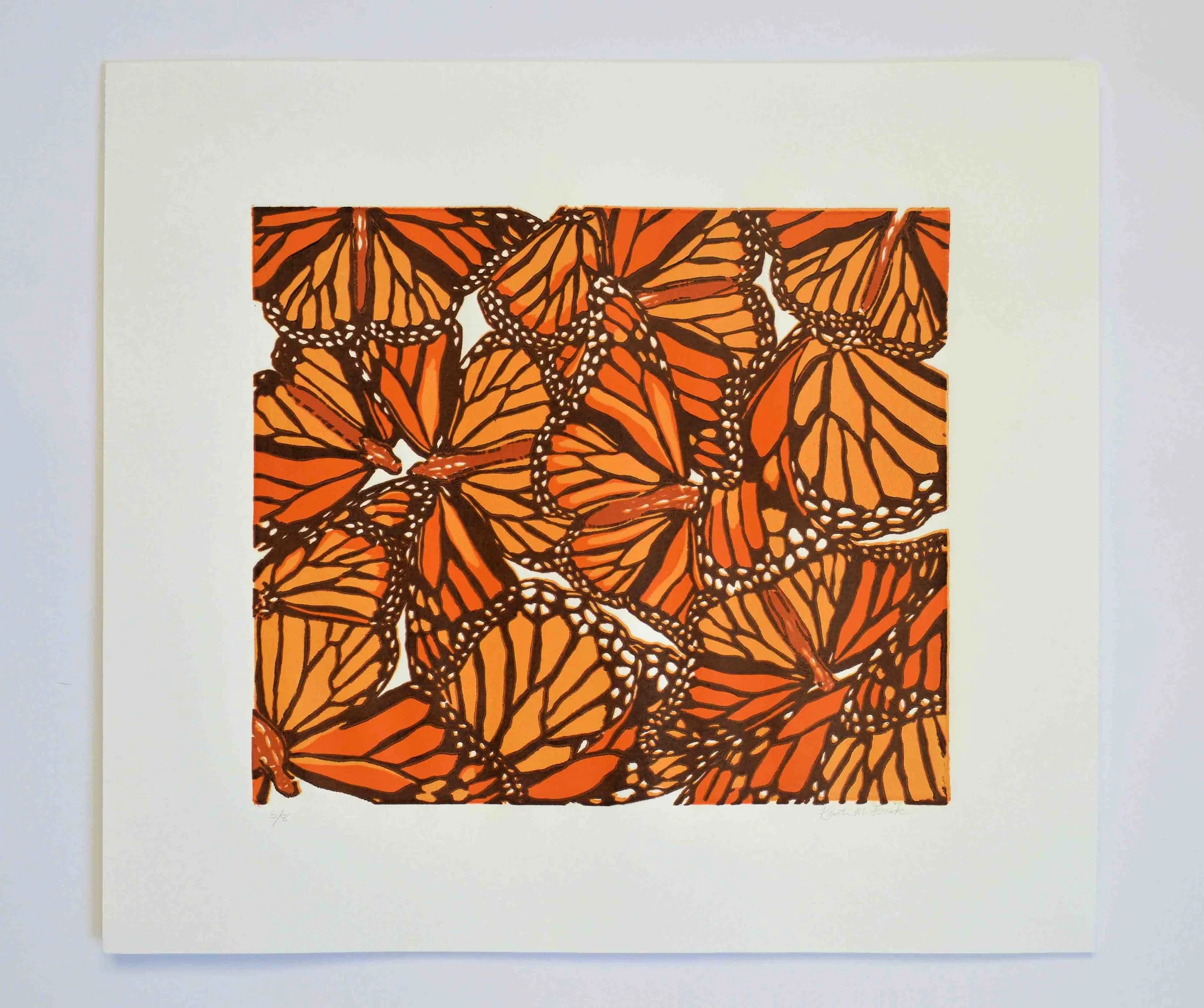 Monarch Collage No.1 Four Layer 3 of 8 Kristin Frank