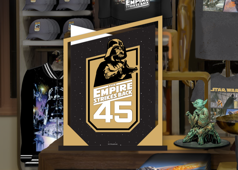 Empire Strikes Back 45th Anniversary Dimensional Sign