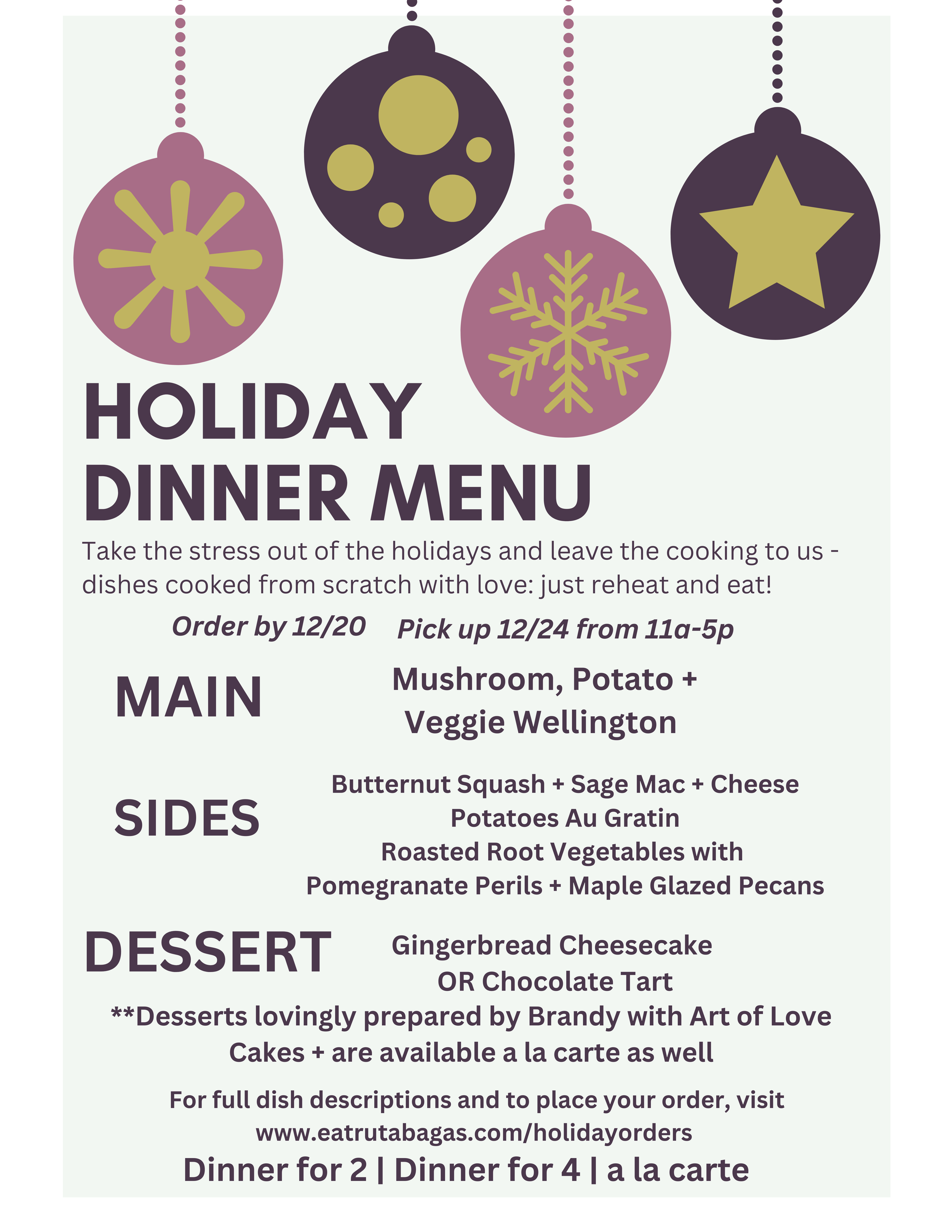 Holiday A LA CARTE