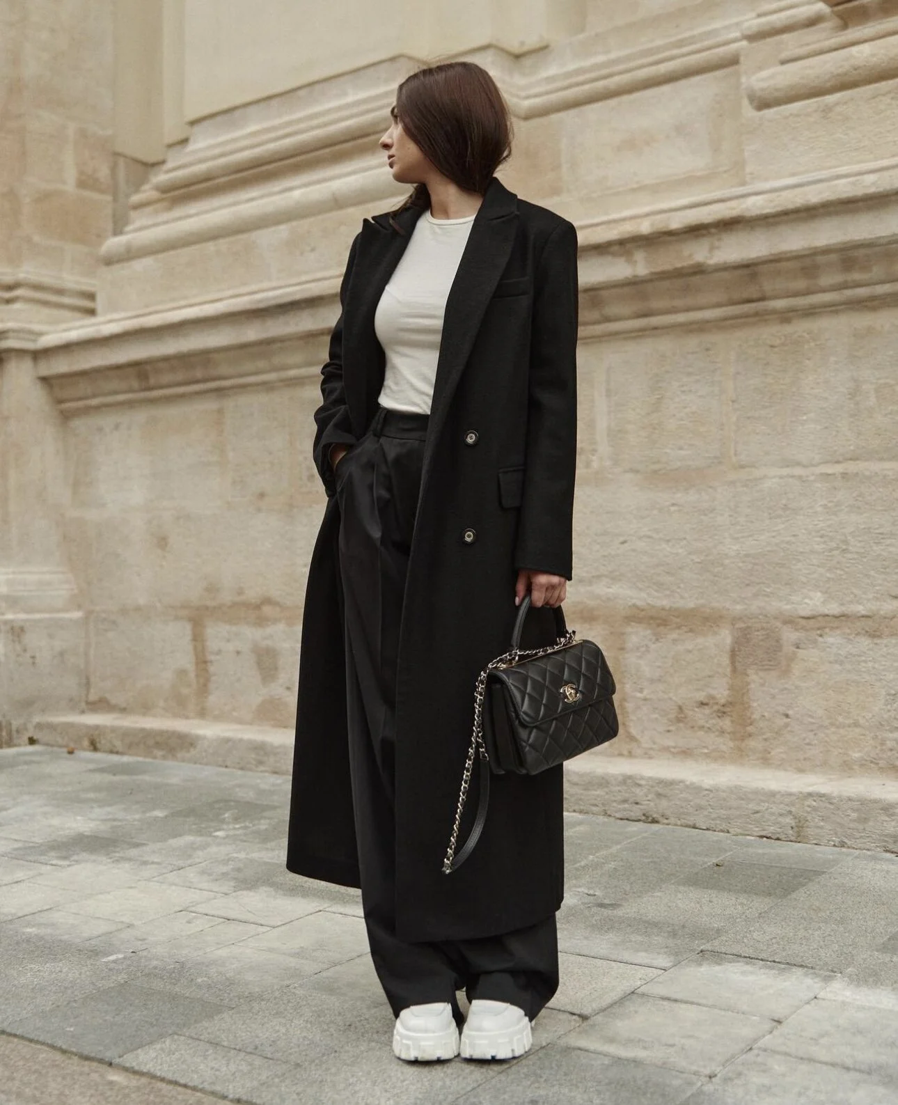 cashmere wool blend coat