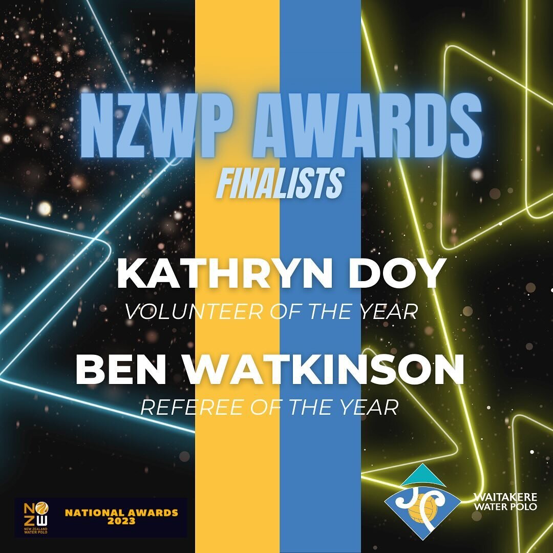 A huge congratulations to Kathryn Doy and Ben Watkinson for being finalists for the NZWP Nationals Awards 2023. 

Kat (our President) is a finalist under the Volunteer of the Year category. Kat has been in the President role at Waitakere since July 2