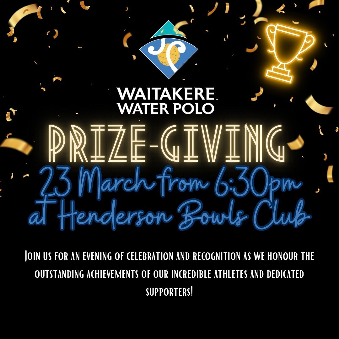 Join us on Saturday 23rd March for or 2023 Prize-giving at the Henderson Bowls Club! 🏆🔵🟡

Arrive from 6:30pm to kick off at 7pm. Nibbles will be available and the bar will be open to buy some drinks 🍻🥂

Club members have been emailed an RSVP lin