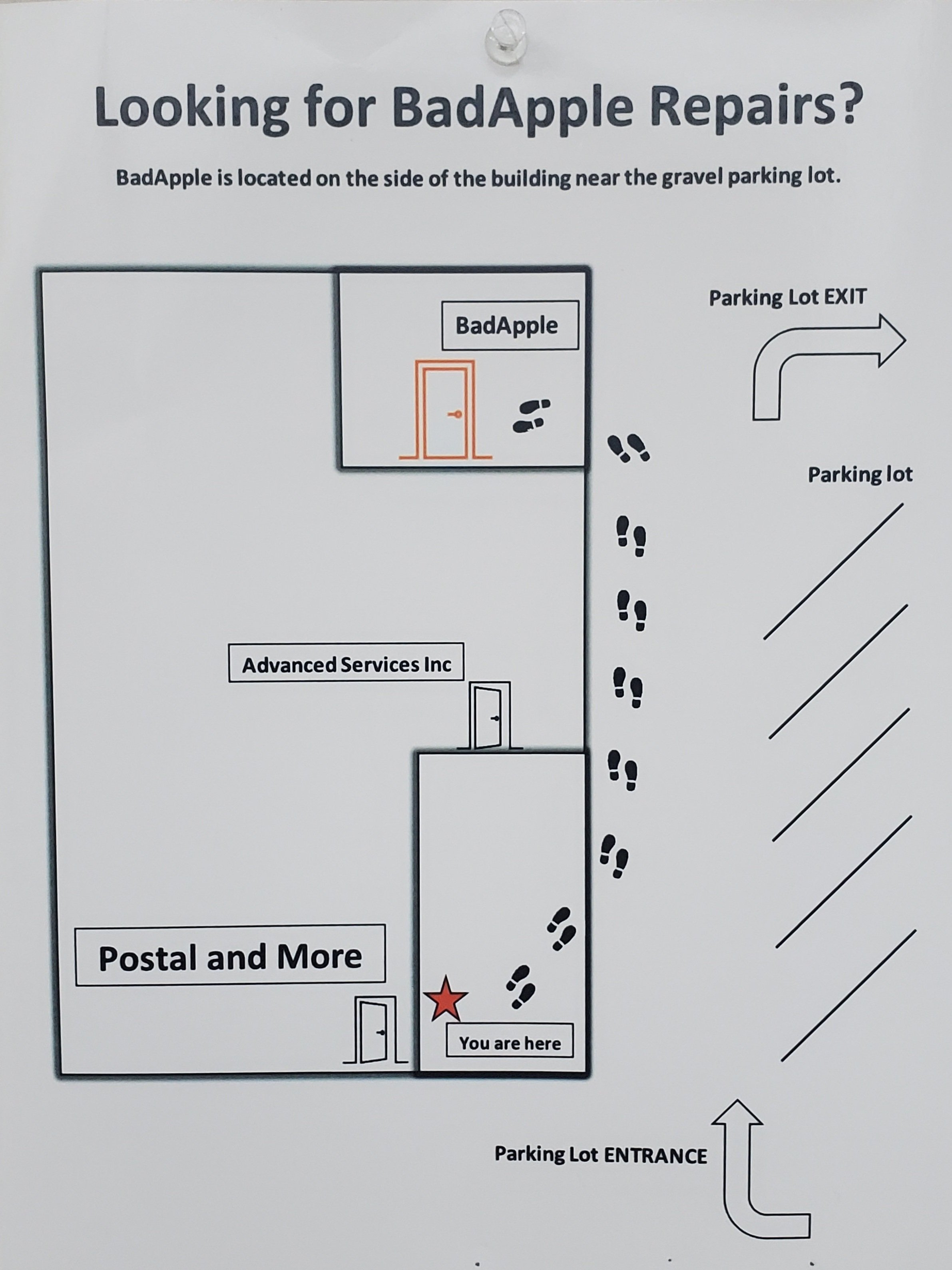 Direction from Postal &amp; More