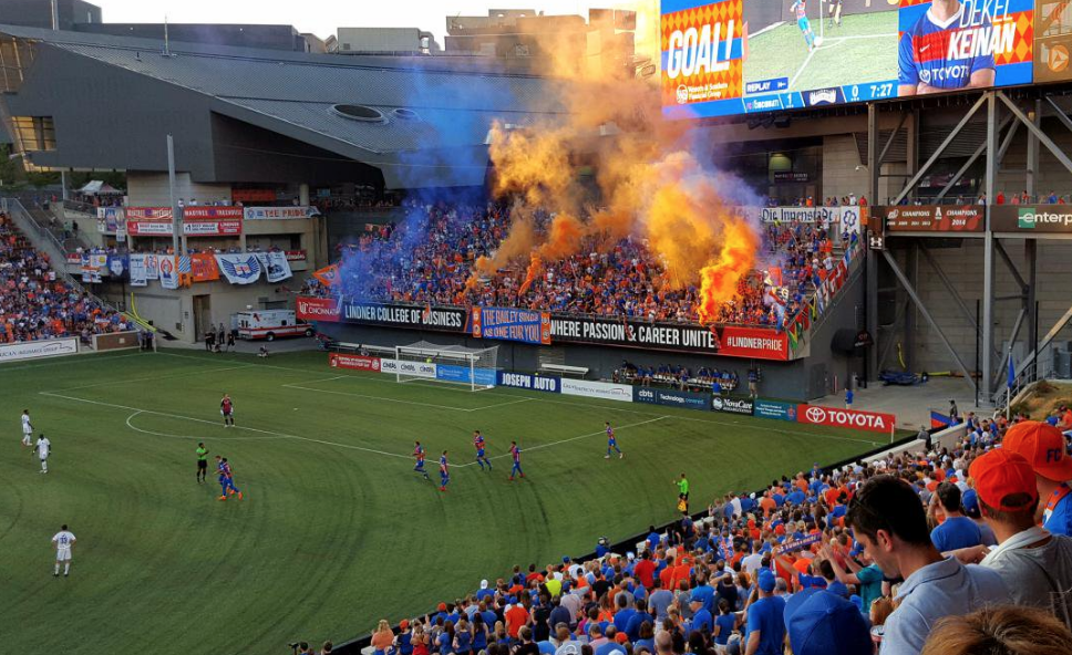 Cincinnati’s fanbase has been inspiring from inception. Photo courtesy of Bradley Tripp .
