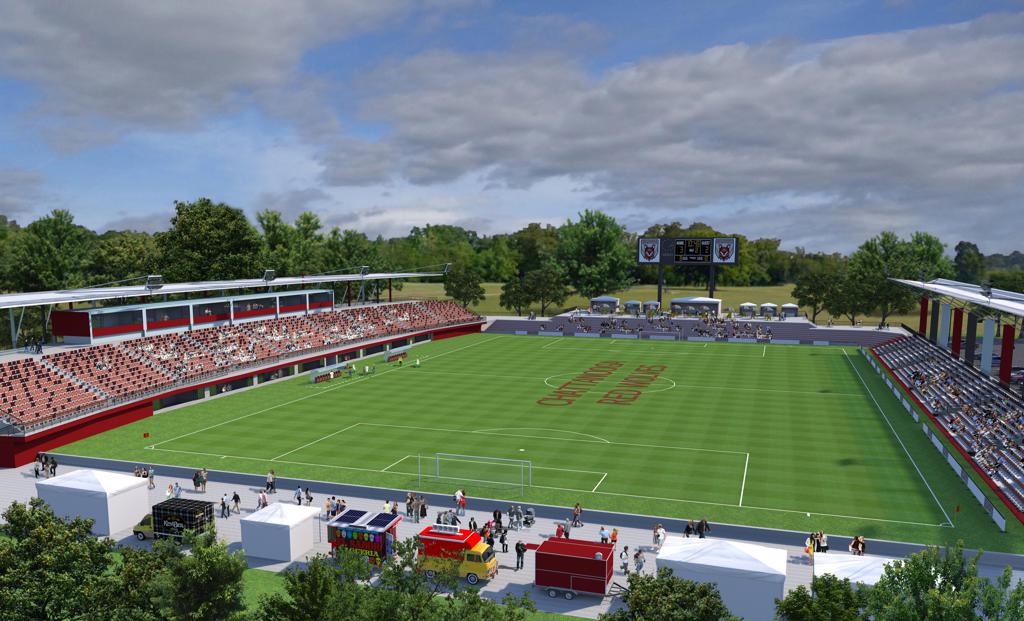 Club rendering of their stadium plan.