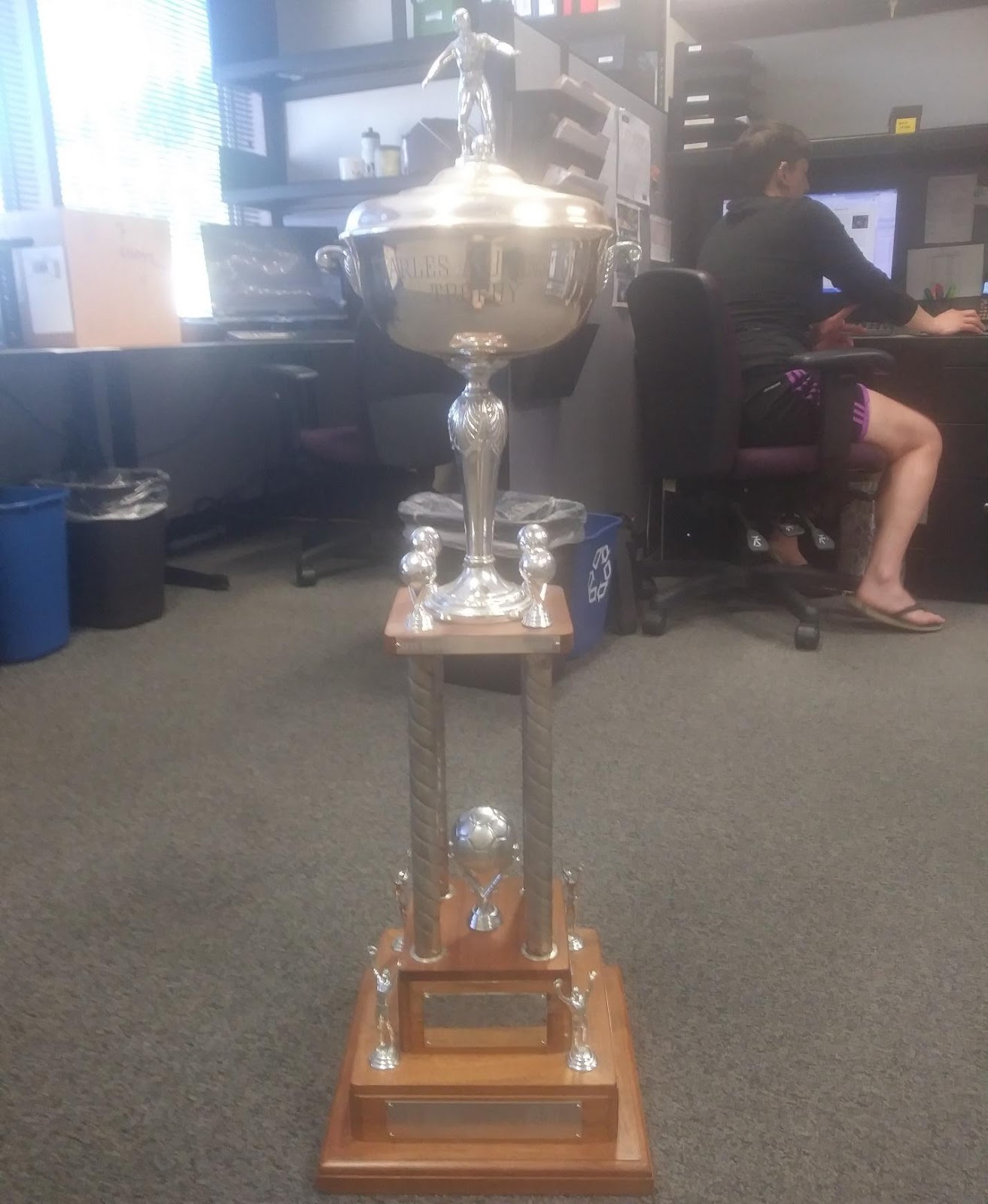 The Johnston Cup, a precursor to the Oregon Open Cup; maintained by Oregon SportsBeat.