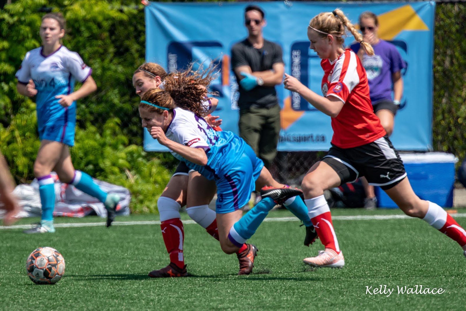 Mariel, and Vancouver Island FC, finished 2nd in their inaugural year as members of WPSL. (All Photos by Kelly Wallace, via Mariel Solsberg)