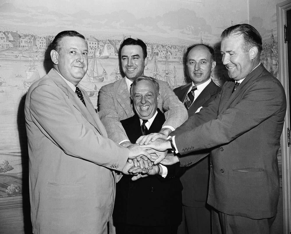 The moment the NBA was born. Image courtesy of WBUR.