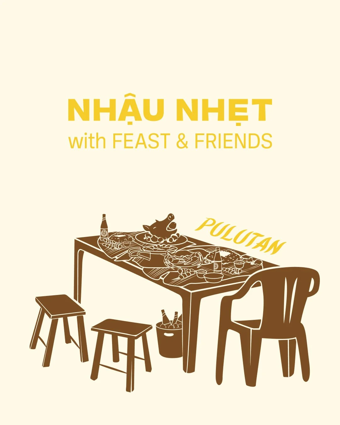 A feast for a cause...
Join us Sunday, October 19 for Nhậu Nhẹt x Feast & Friends Vol. 2 - a very special fundraiser in collaboration with @_studiogiva_ to support @onebodyvillage.
Chef @t_hoang192 and Chef @marksingson from @mabuhayyvr wil