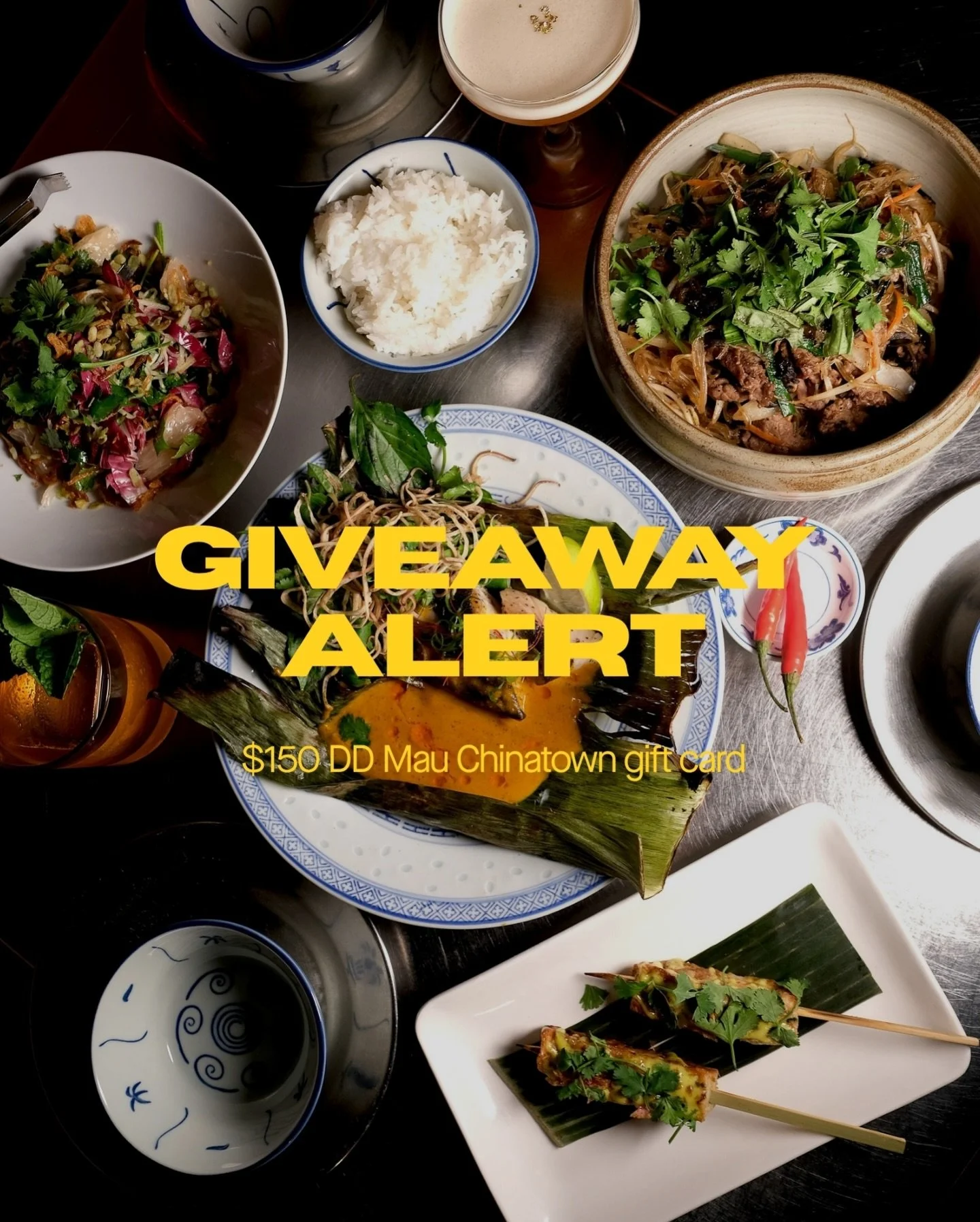✨ GIVEAWAY✨ALERT✨

To celebrate our 8th year anniversary AND the launch of our *NEW* Spring Fresh Sheet (we have a lot to celebrate today, we know 🥰) we&rsquo;re giving away $150 DD MAU CHINATOWN gift card for one lucky winner.

To enter:
1. Follow 