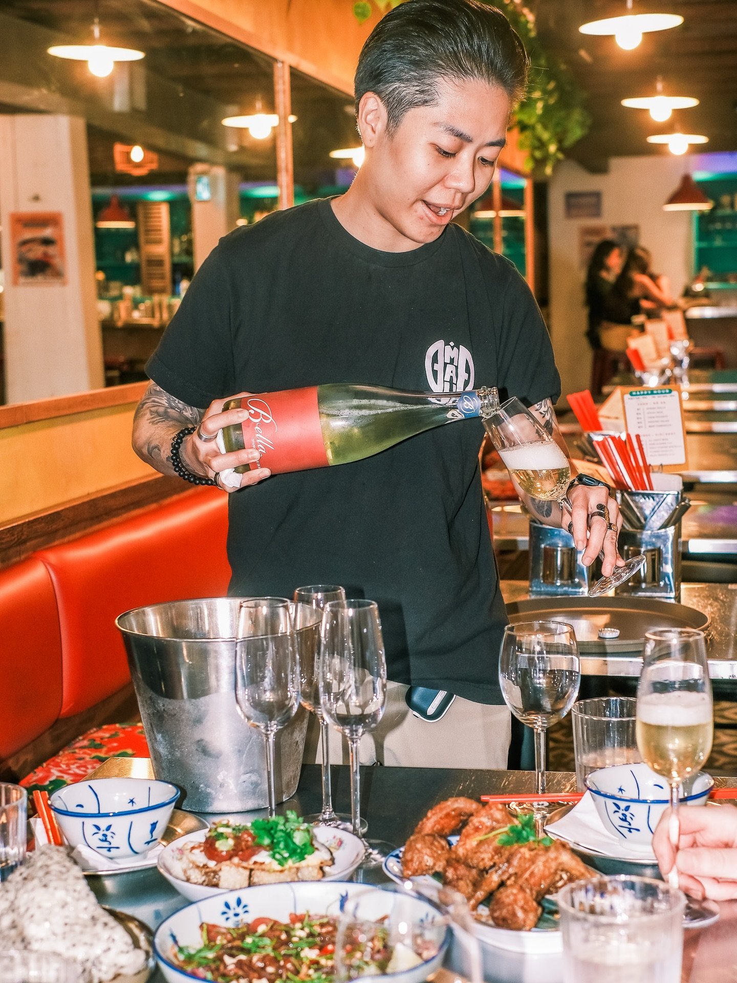 You made it halfway through the week. 
The sun is our pass 7PM.
I think that&rsquo;s enough reason for some bubbles 🍾

PS. Not too late to enjoy our $8 BC wines by the glass all day Wednesday 😎

#DDMauchinatown #ddmau #bcwines #sparklingwine #winew