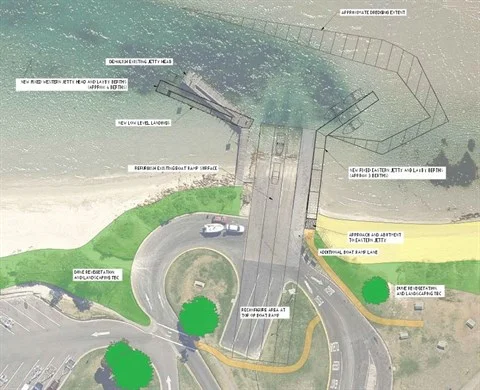 RYE BOAT RAMP HAS OFFICIALLY LAUNCHED