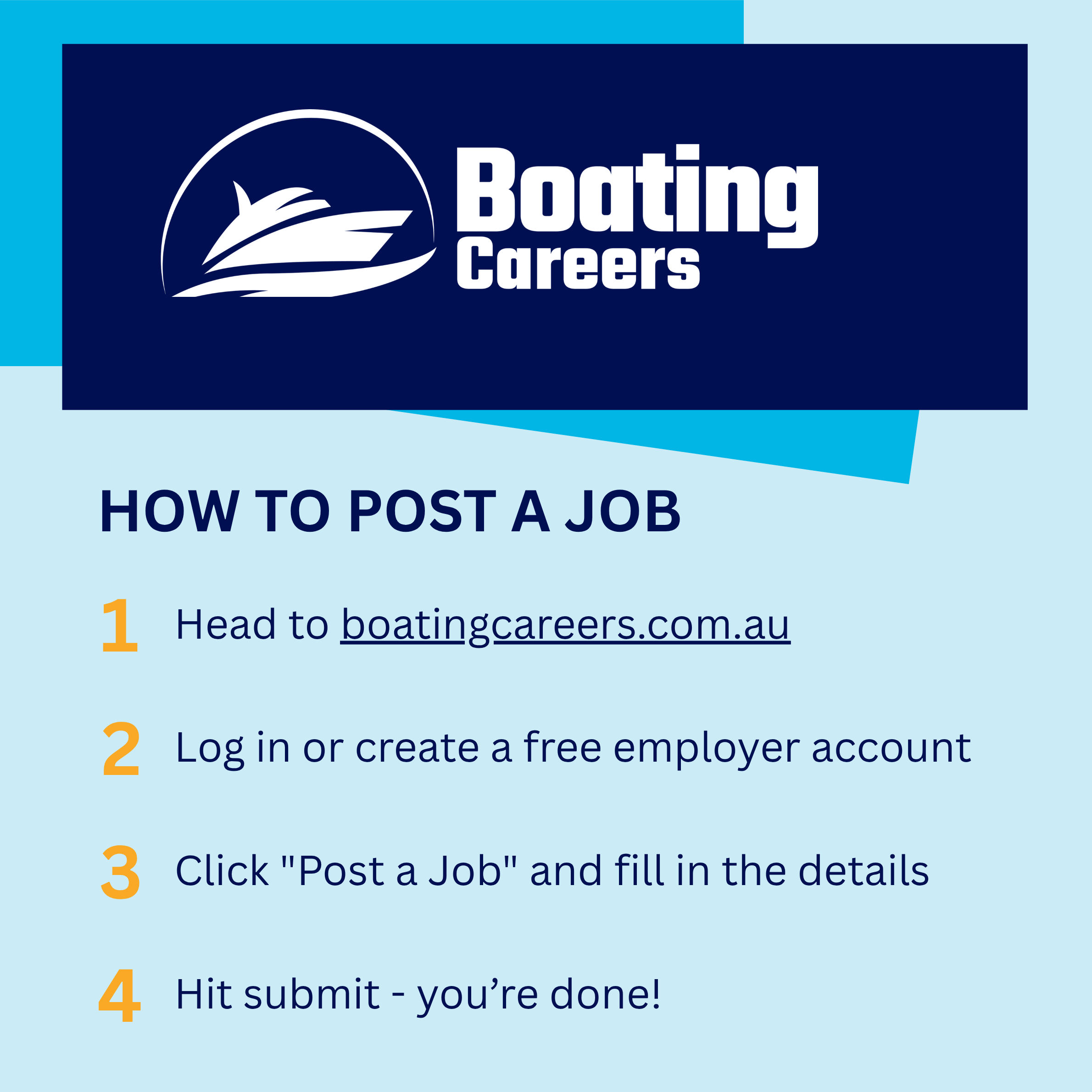 How to Post a Job on Boating Careers