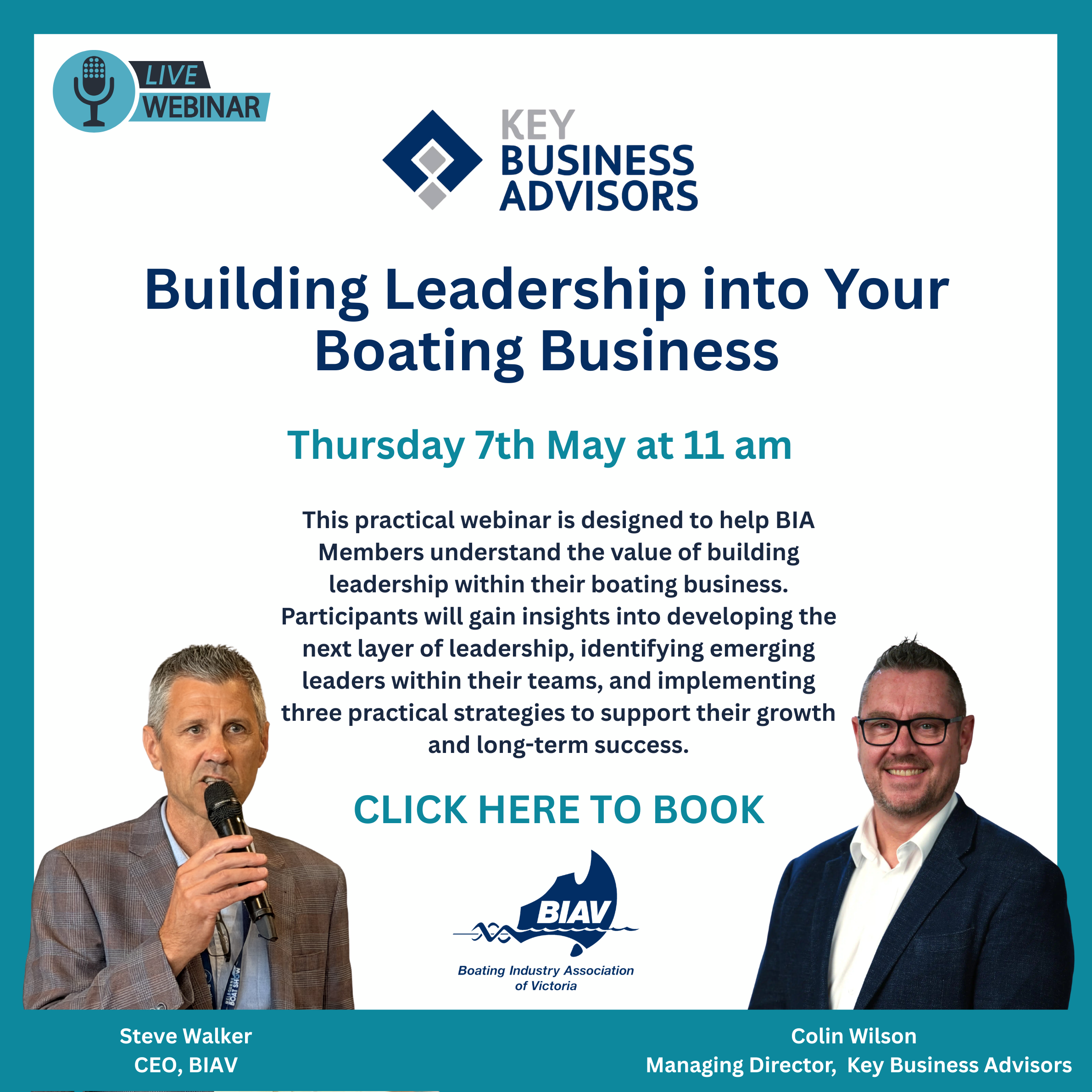 This Thursday, 7 May - Don't Miss Out, Register Now!