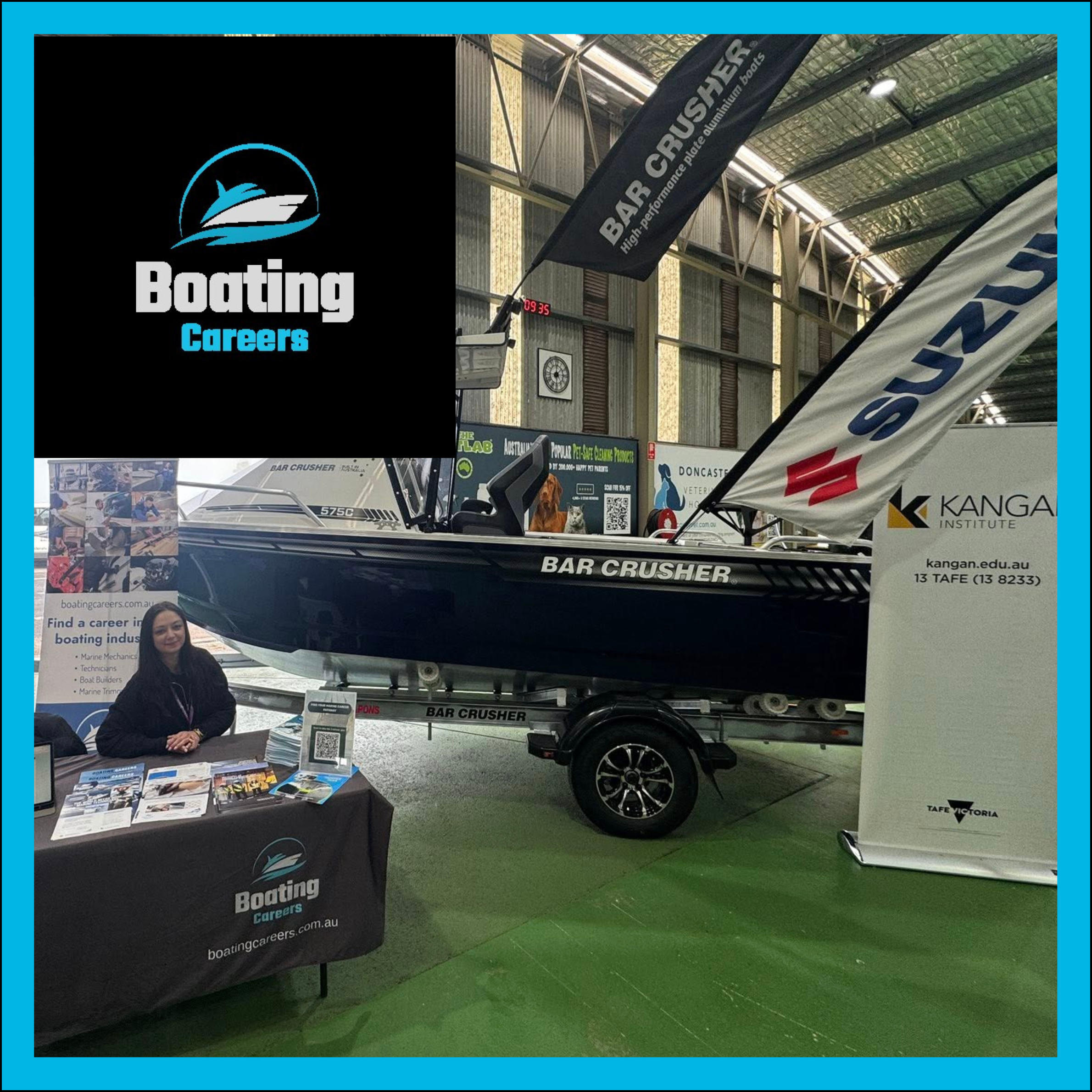 Boating Careers Out on the Road Connecting with Future Talent at South East Careers &amp; Try a Trade Expo.