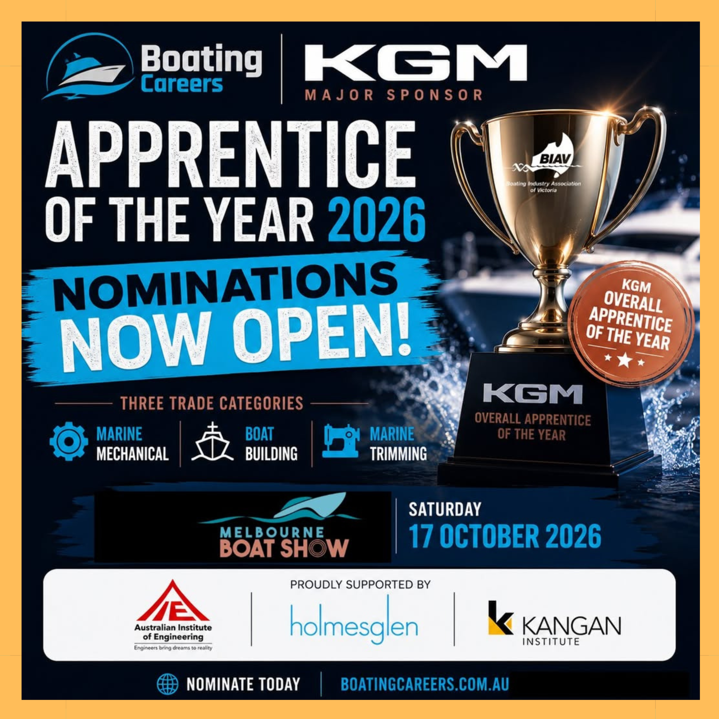 Nominate Your Outstanding Marine Apprentice