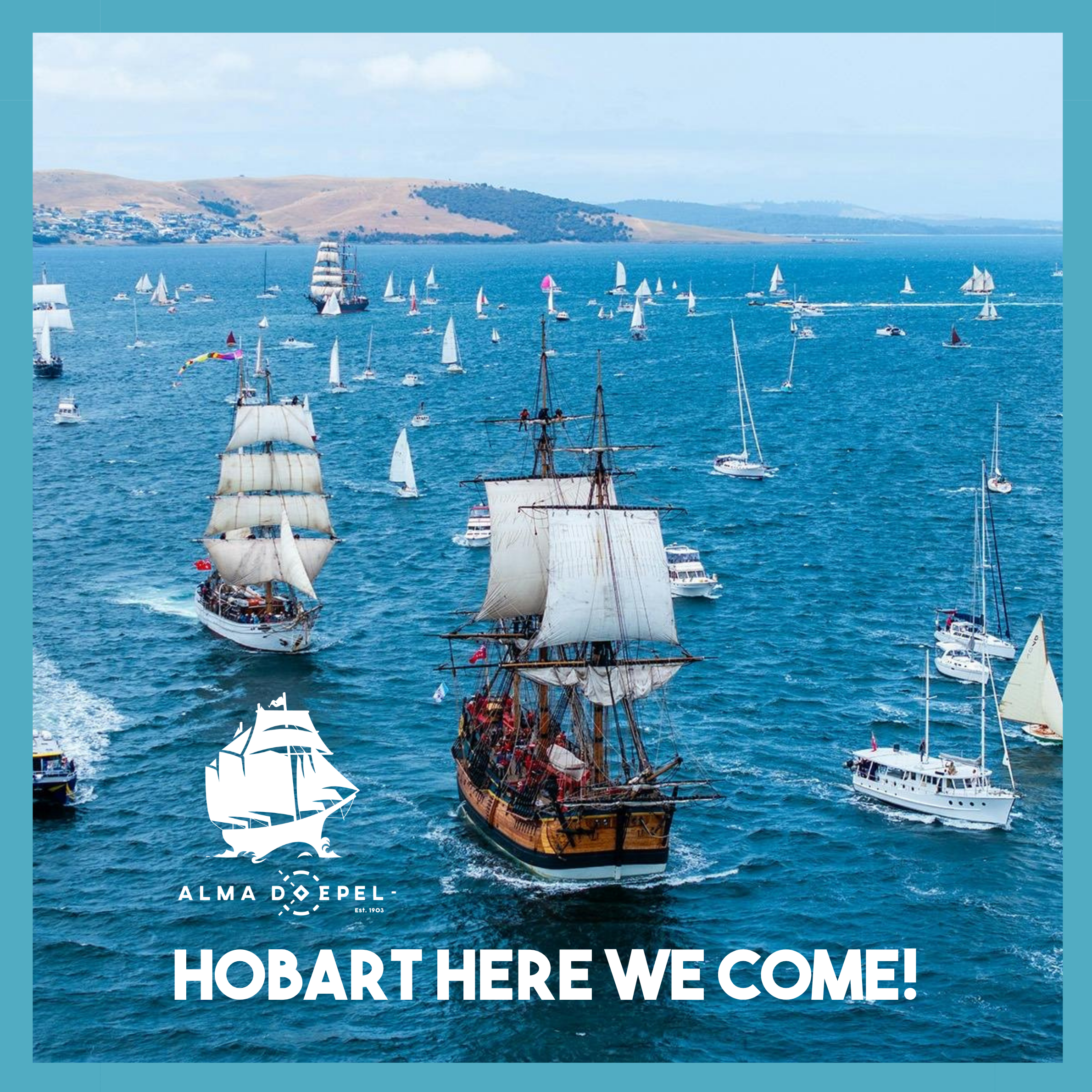 Alma Doepel sets course for Hobart