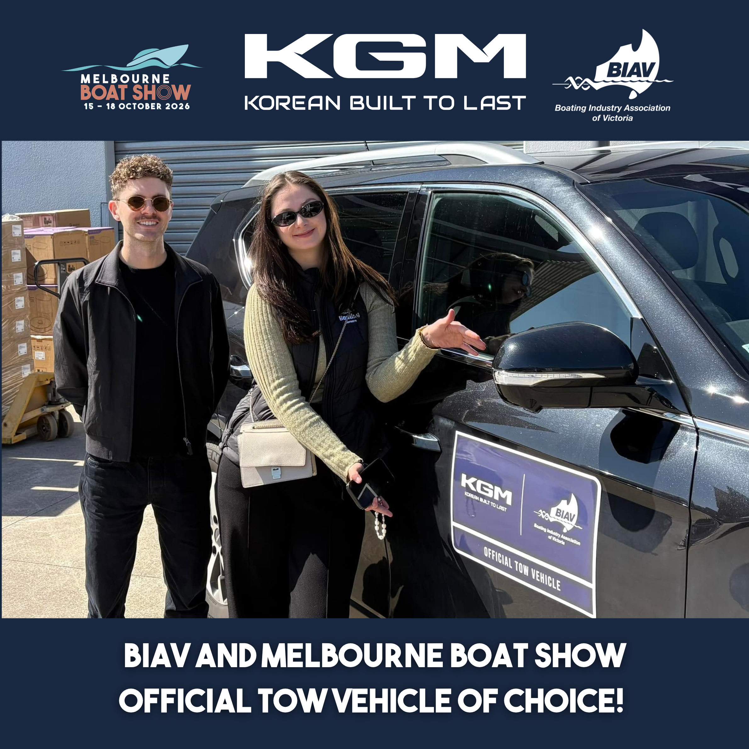 KGM Australia Extends Official Tow Vehicle Partnership with BIAV