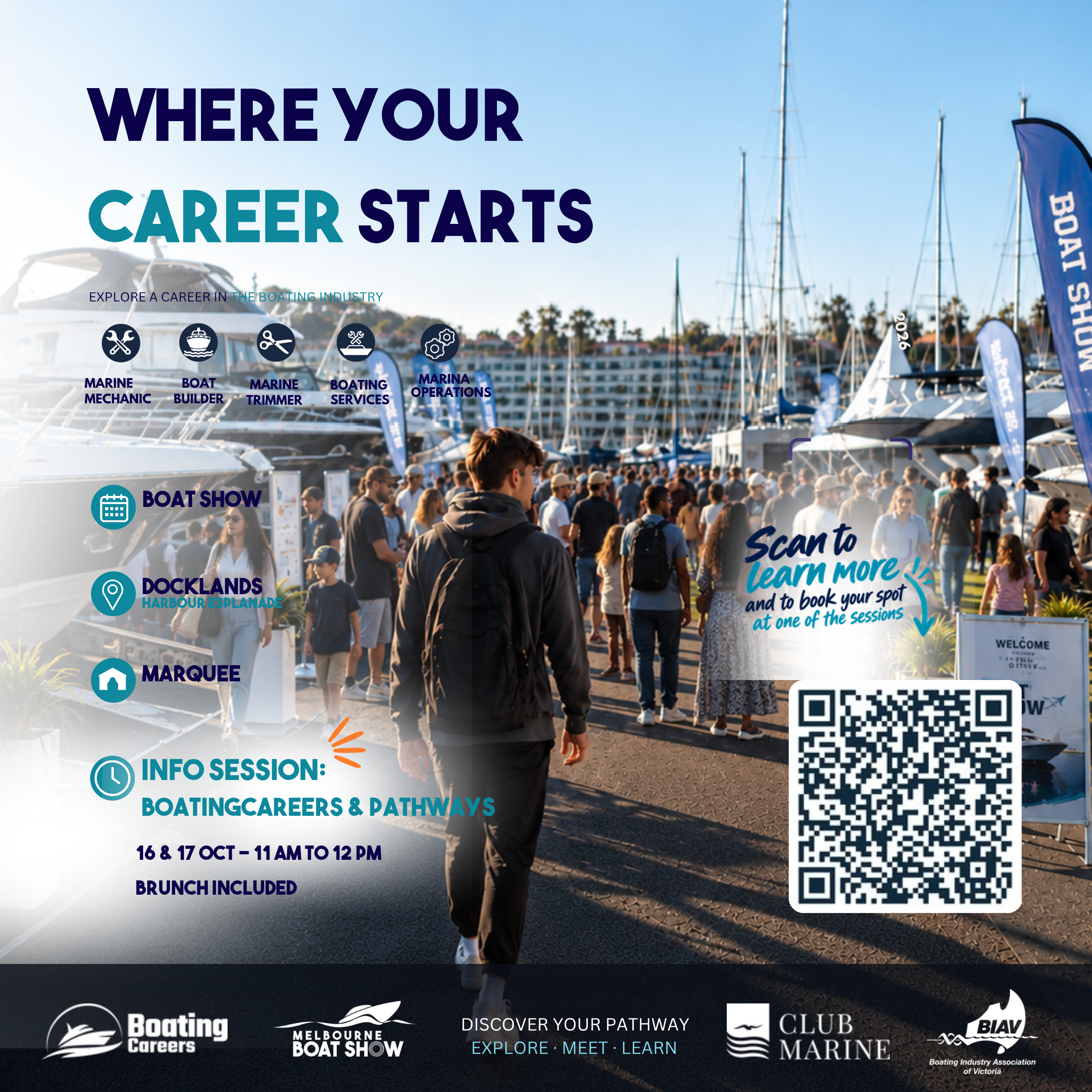 Boating Careers running two Info Sessions at MBS