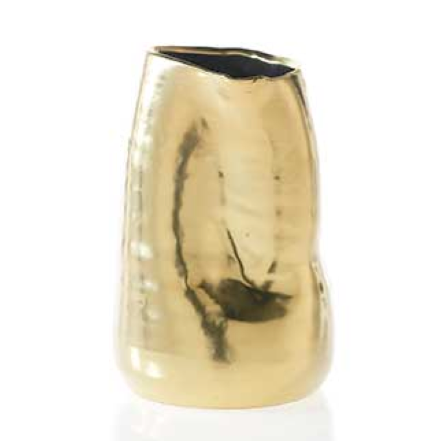 Gold Tegan Vase 4” x 6”