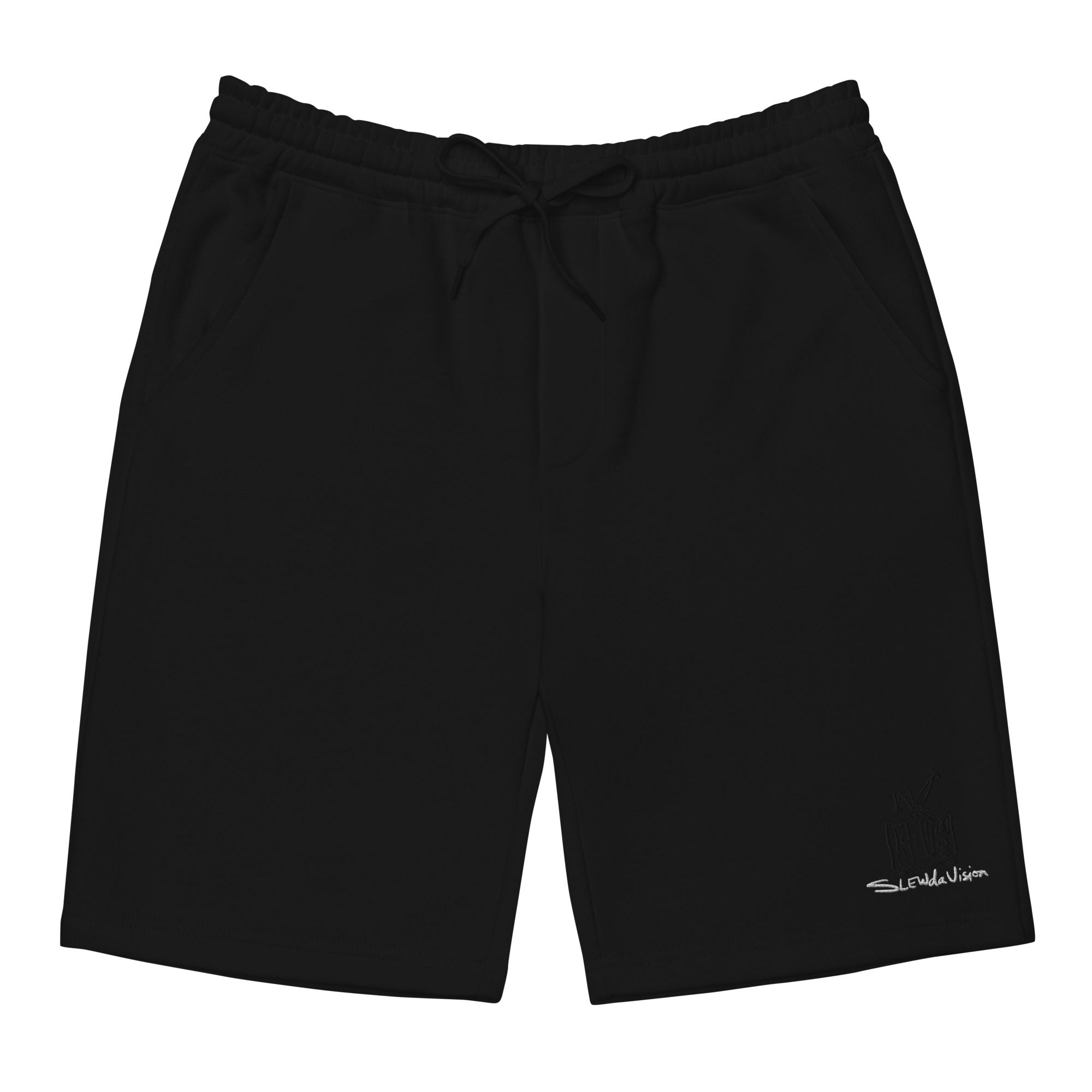 mens-fleece-shorts-black-front-692b73cf7702e.png