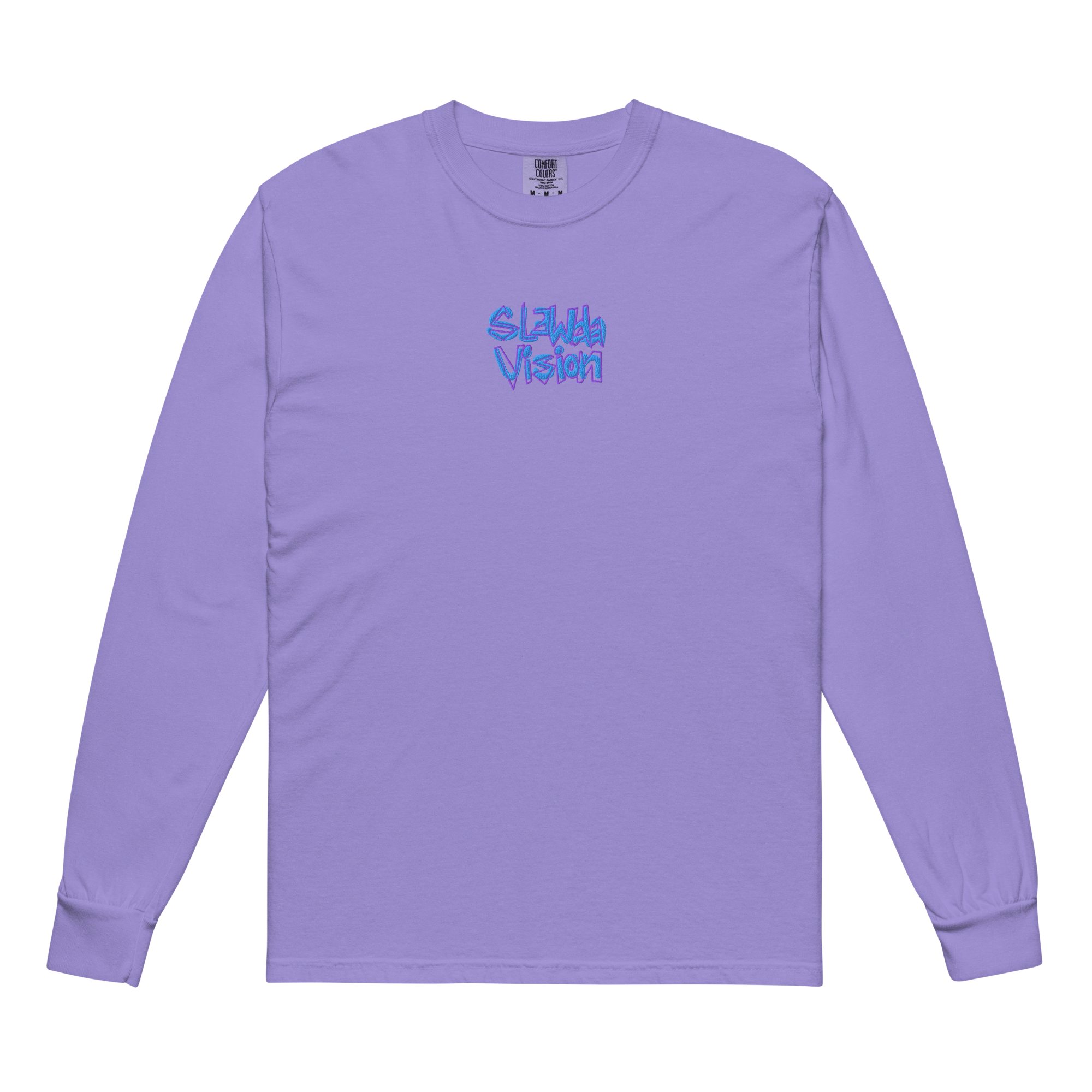 unisex-garment-dyed-heavyweight-long-sleeve-shirt-violet-front-692b7fbf5d107.png