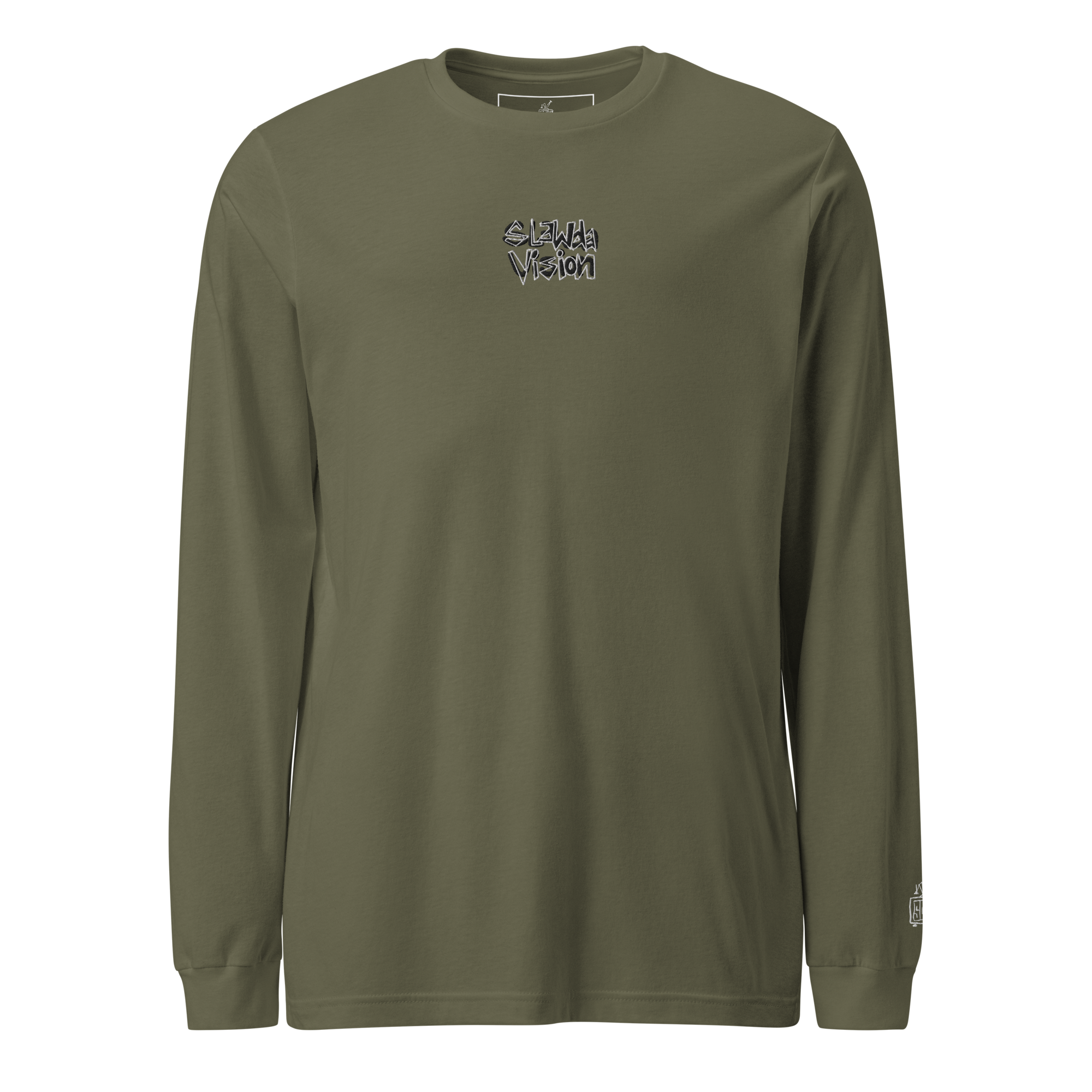 unisex-long-sleeve-tee-military-green-front-692d0e67db622.png