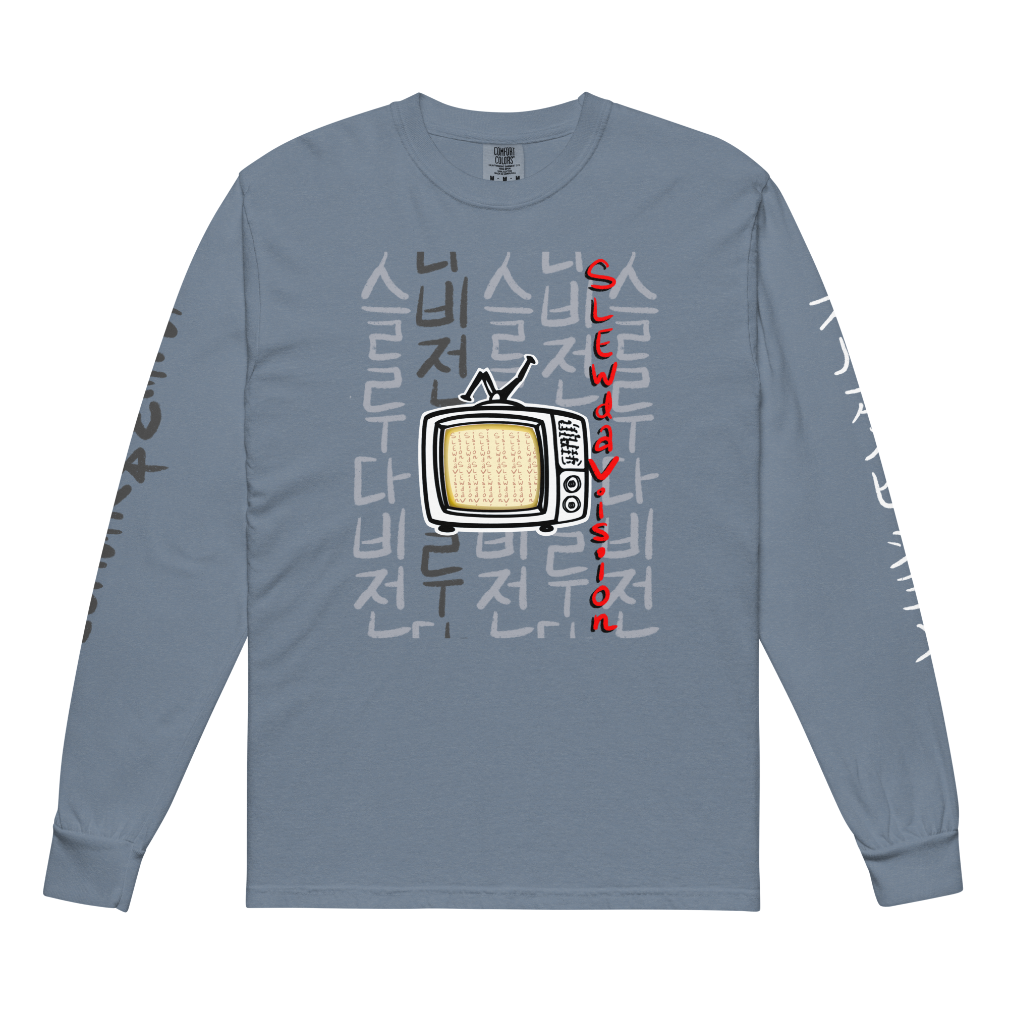 unisex-garment-dyed-heavyweight-long-sleeve-shirt-blue-jean-front-692e0d86b163d.png